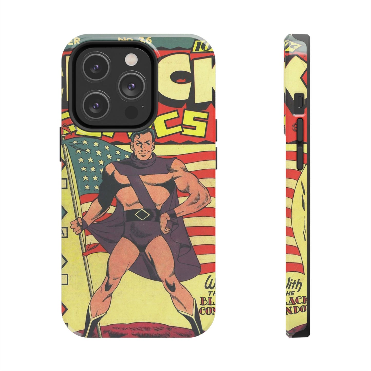 Vintage Comic Book Style Phone Case - Old School Male 