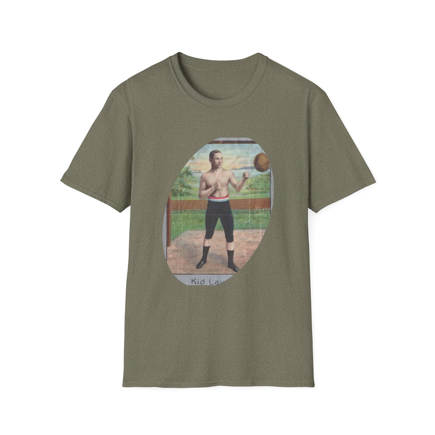 Retro Boxer Fighter Unisex Cotton T-Shirt - Old School Male 