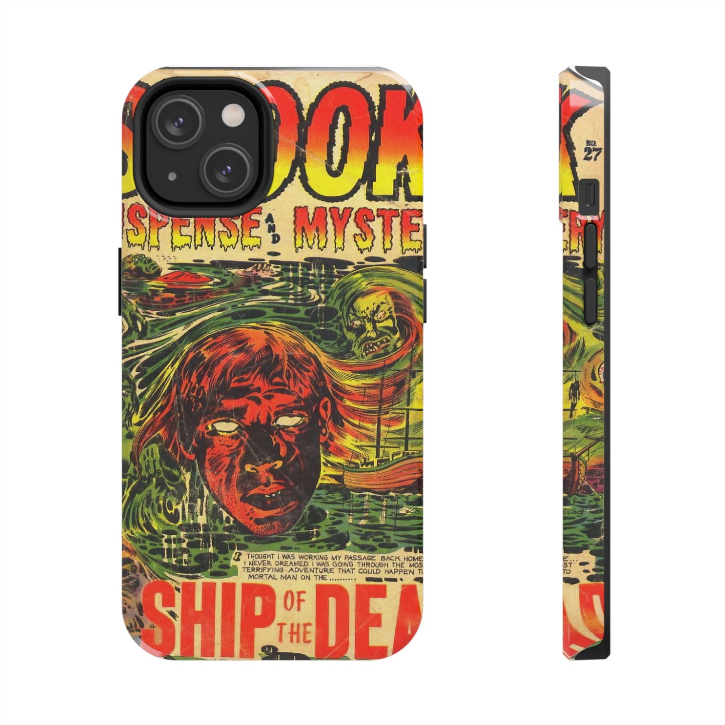 Vintage Horror Comic Phone Cover - Old School Male 