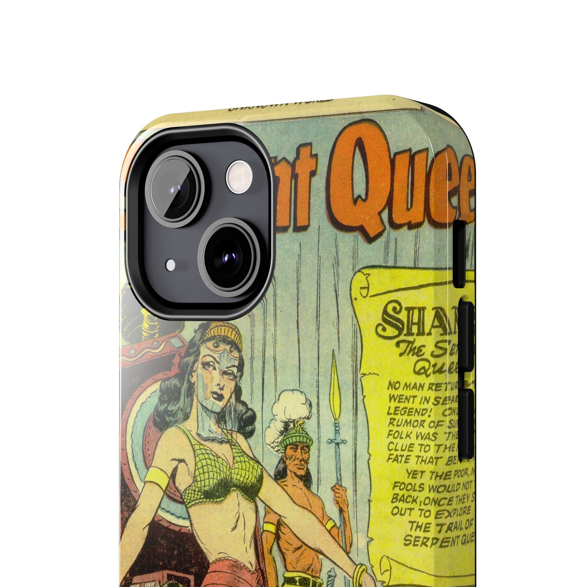 Vintage Serpent Queen Fantasy Comic Phone Case - Old School Male 