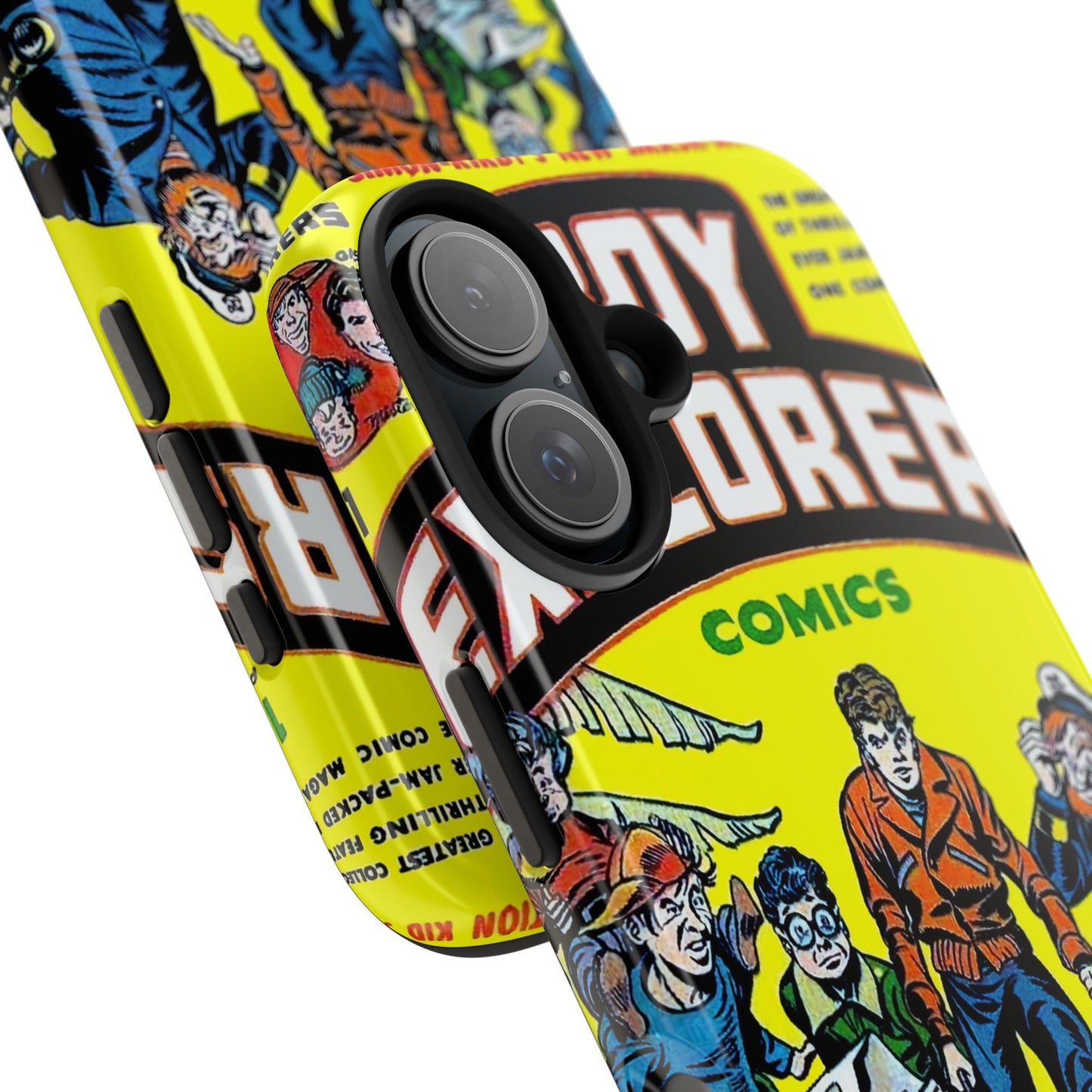 Vintage Comic Book Cover Rugged Phone Cases