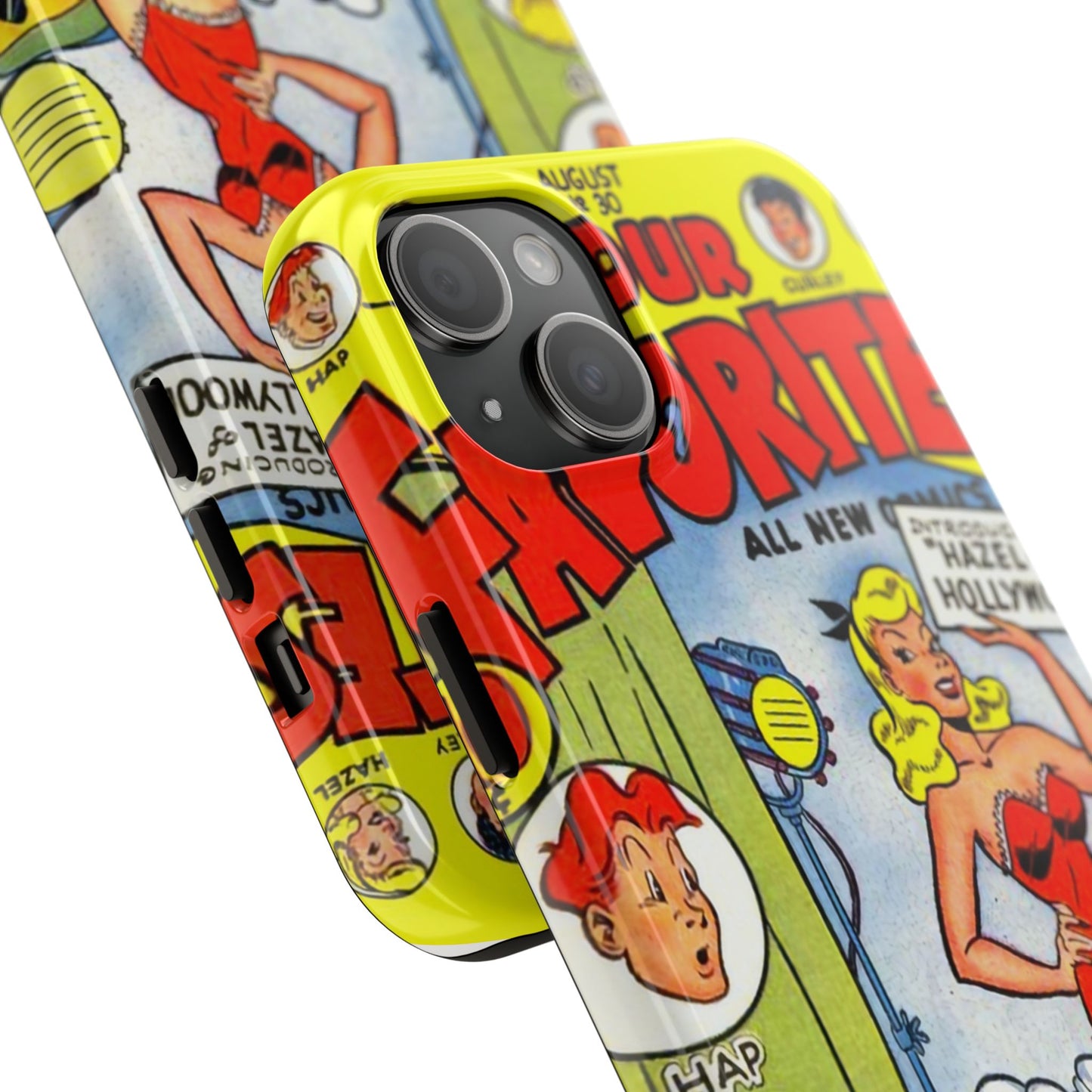 Vintage Comic Book Phone Case - Retro Art Design