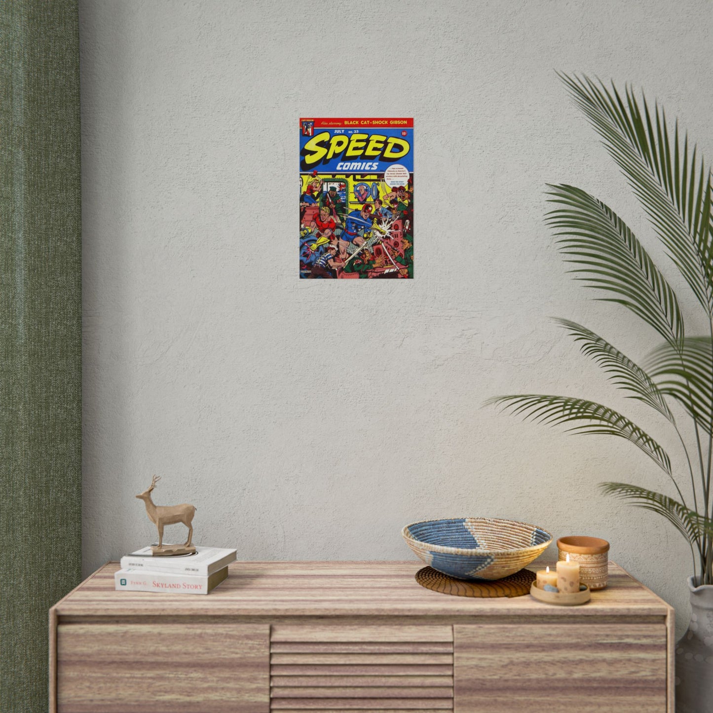 Retro Speed Comics Rolled Poster Rolled Posters