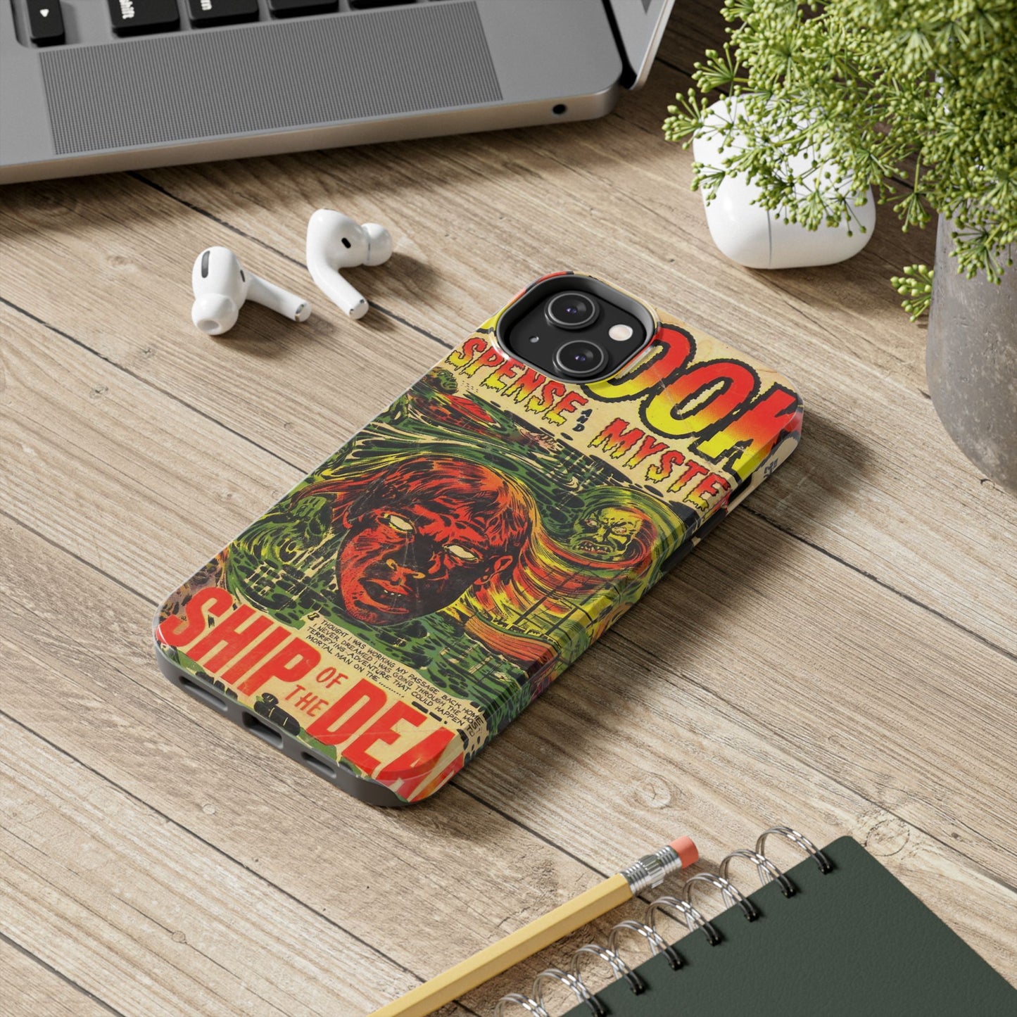 Vintage Horror Comic Phone Cover