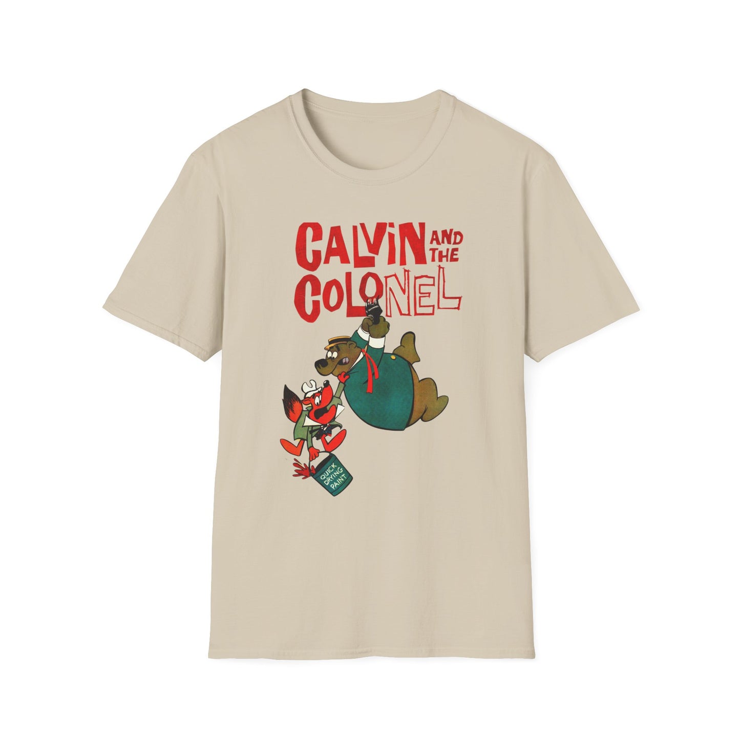 Retro Calvin and the Colonel Comic Characters T-Shirt