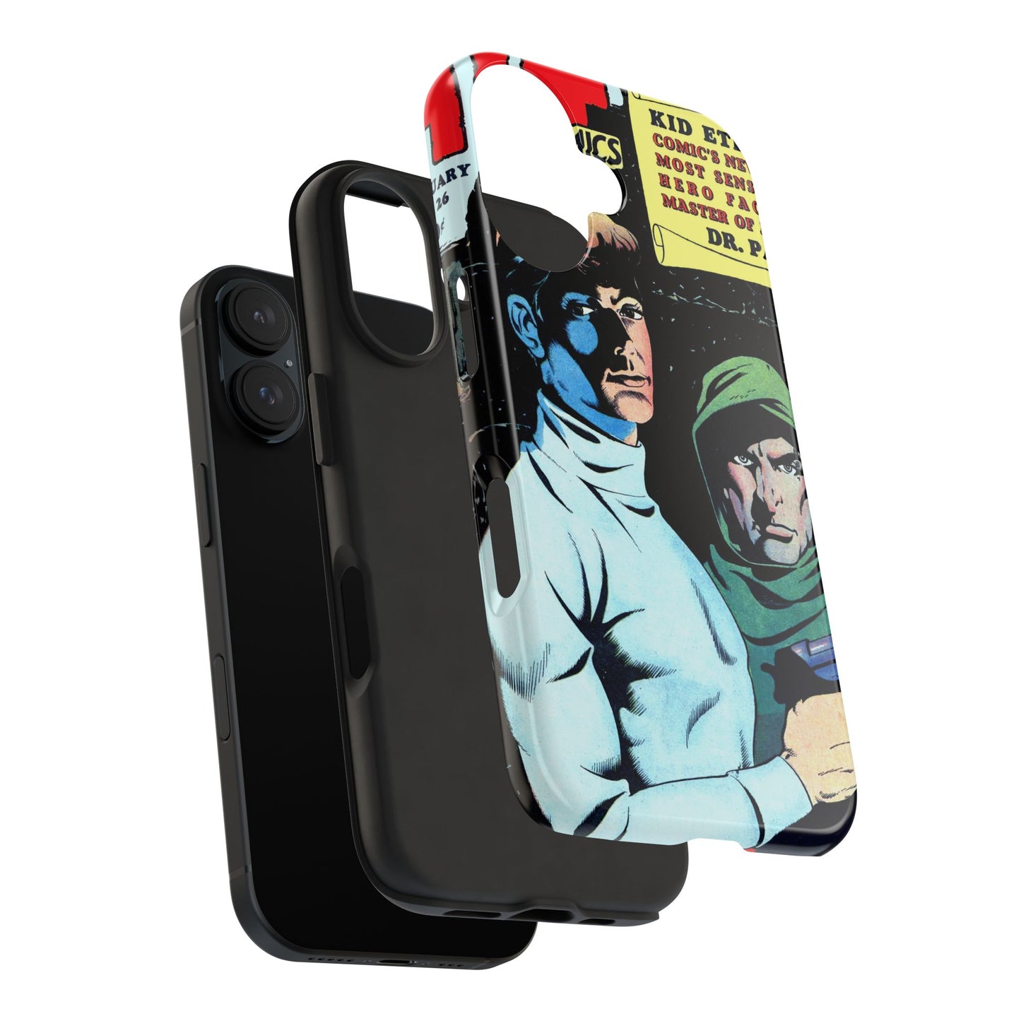 Vintage Comic Book Cover Durable Phone Cases