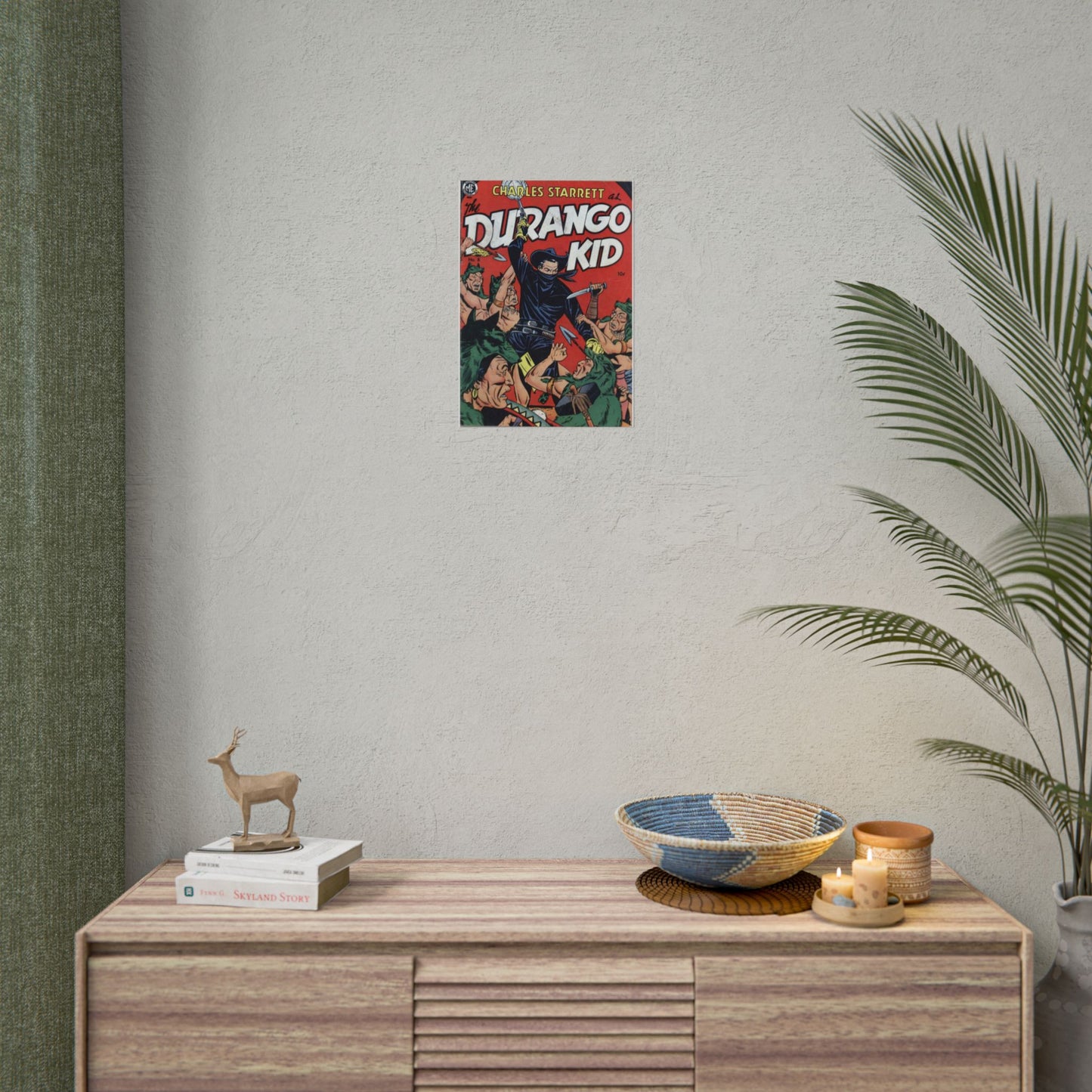 1950s Durango Kid Comic Book Cover Poster Print