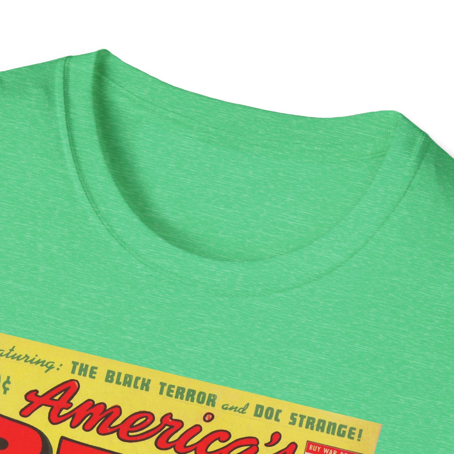 Retro America's Best Comic Book T-Shirt - Unisex Softstyle Tee for Comic Fans & Enthusiasts