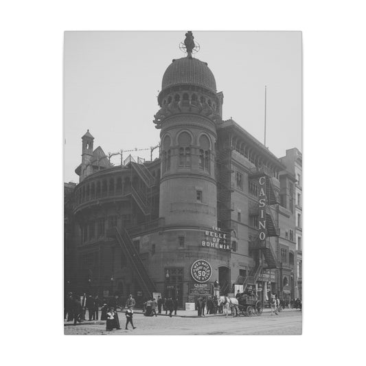 Casino Theatre, Broadway and 39th Street, Manhattan Canvas Print - Old School Male 