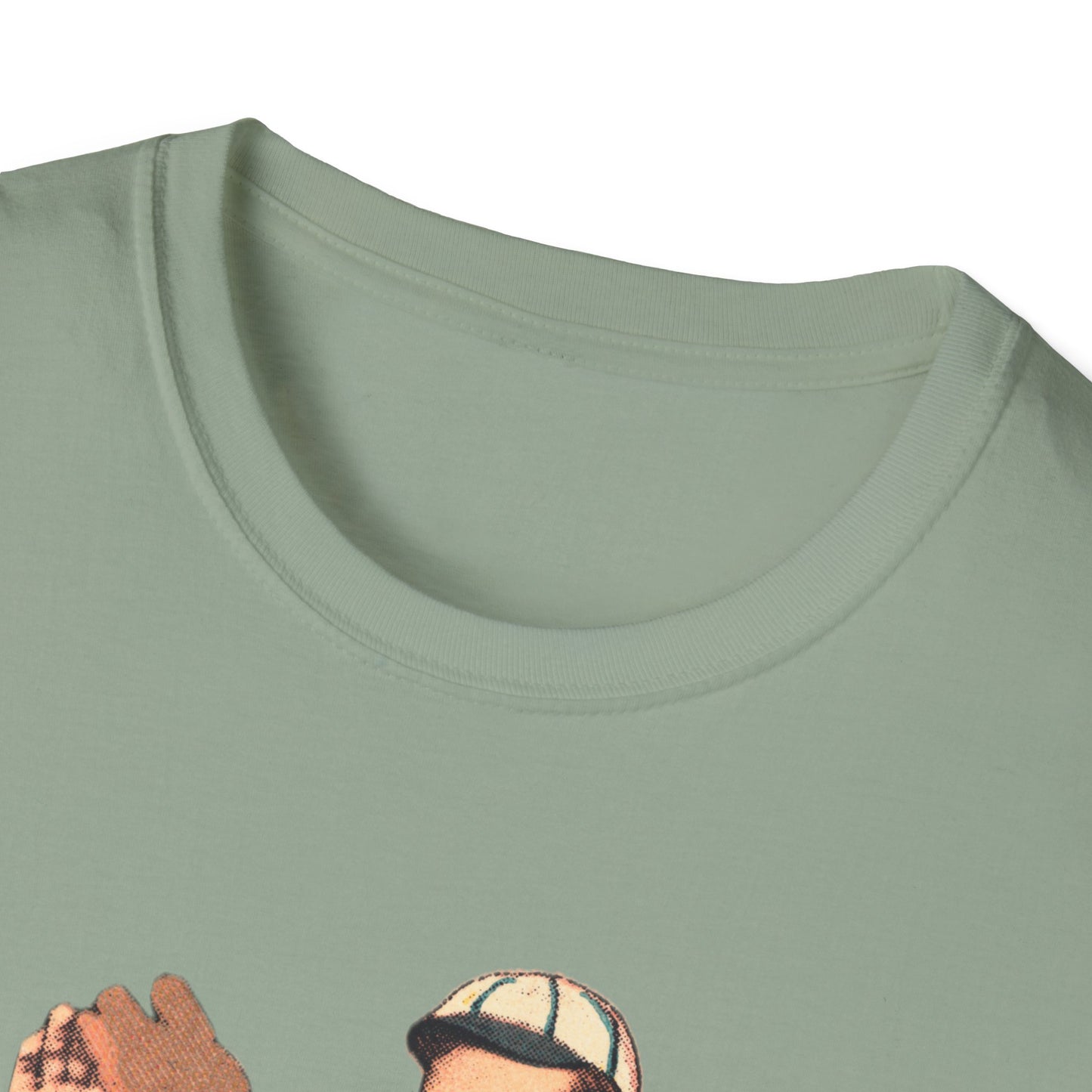 Retro Baseball Pitcher Graphic Tee