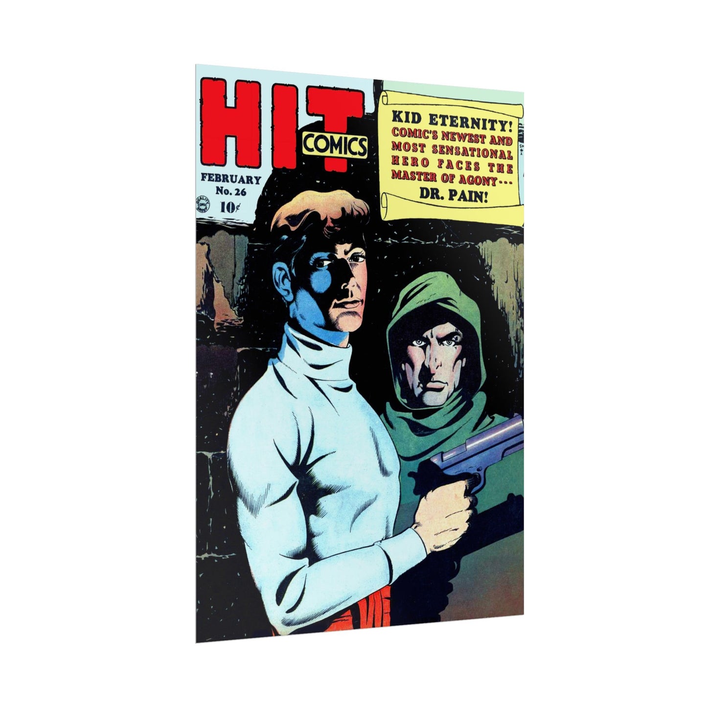 Retro Hit Comics Cover Poster Poster