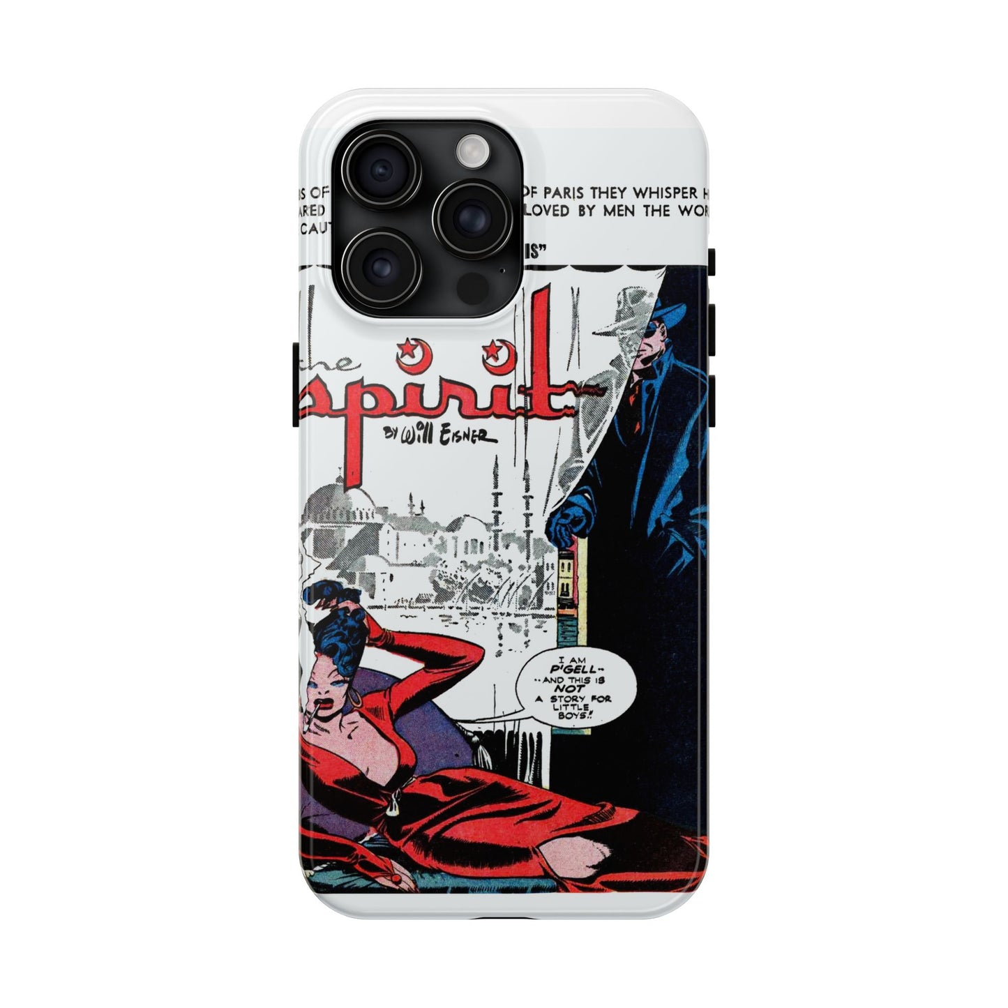 Vintage Spirit Comic Tough Phone Cases for Ultimate Protection - Old School Male 