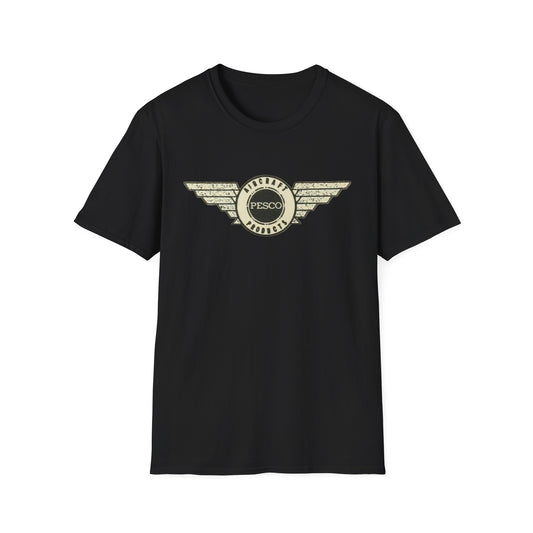 Fly High in Style with Our Vintage Aircraft Parts Logo T-Shirt - 100% Cotton, Retro Vibes!