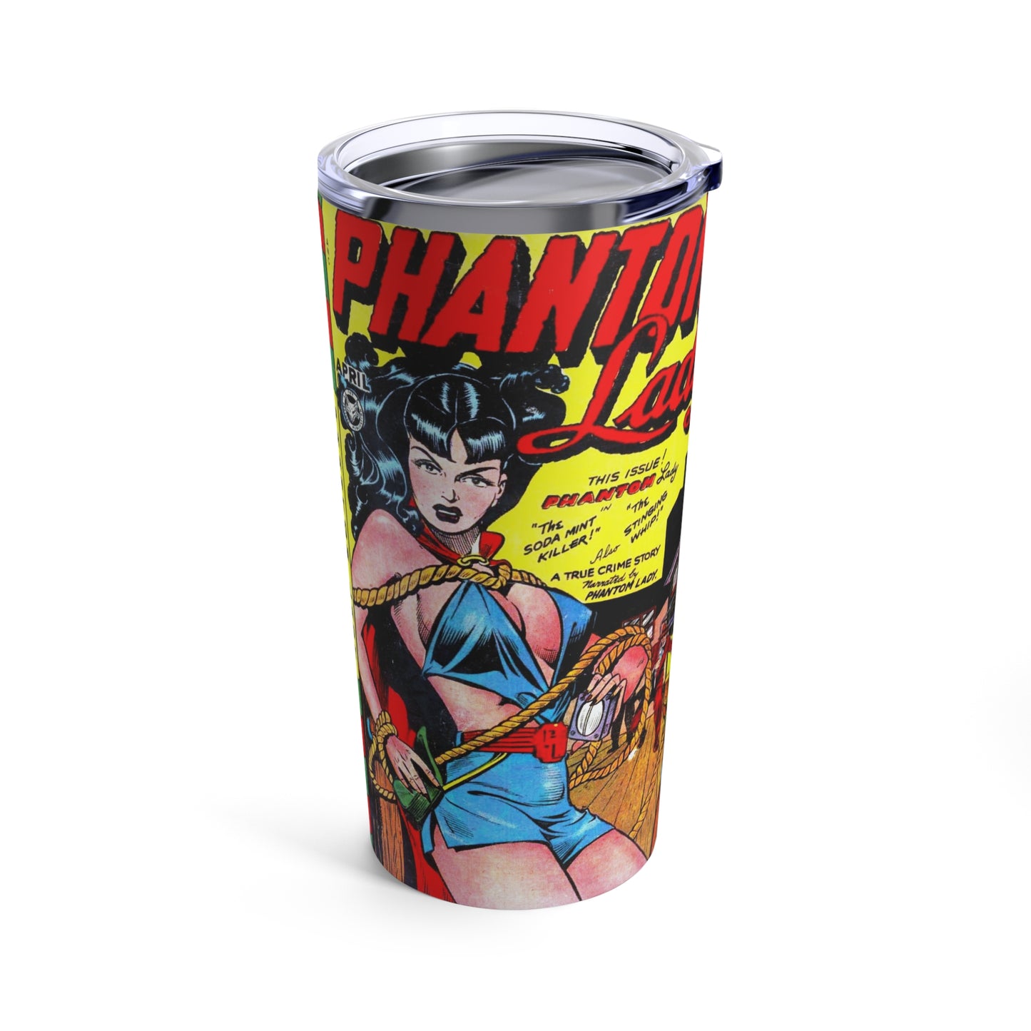 Vintage Phantom Lady 20oz Insulated Tumbler - Old School Male 