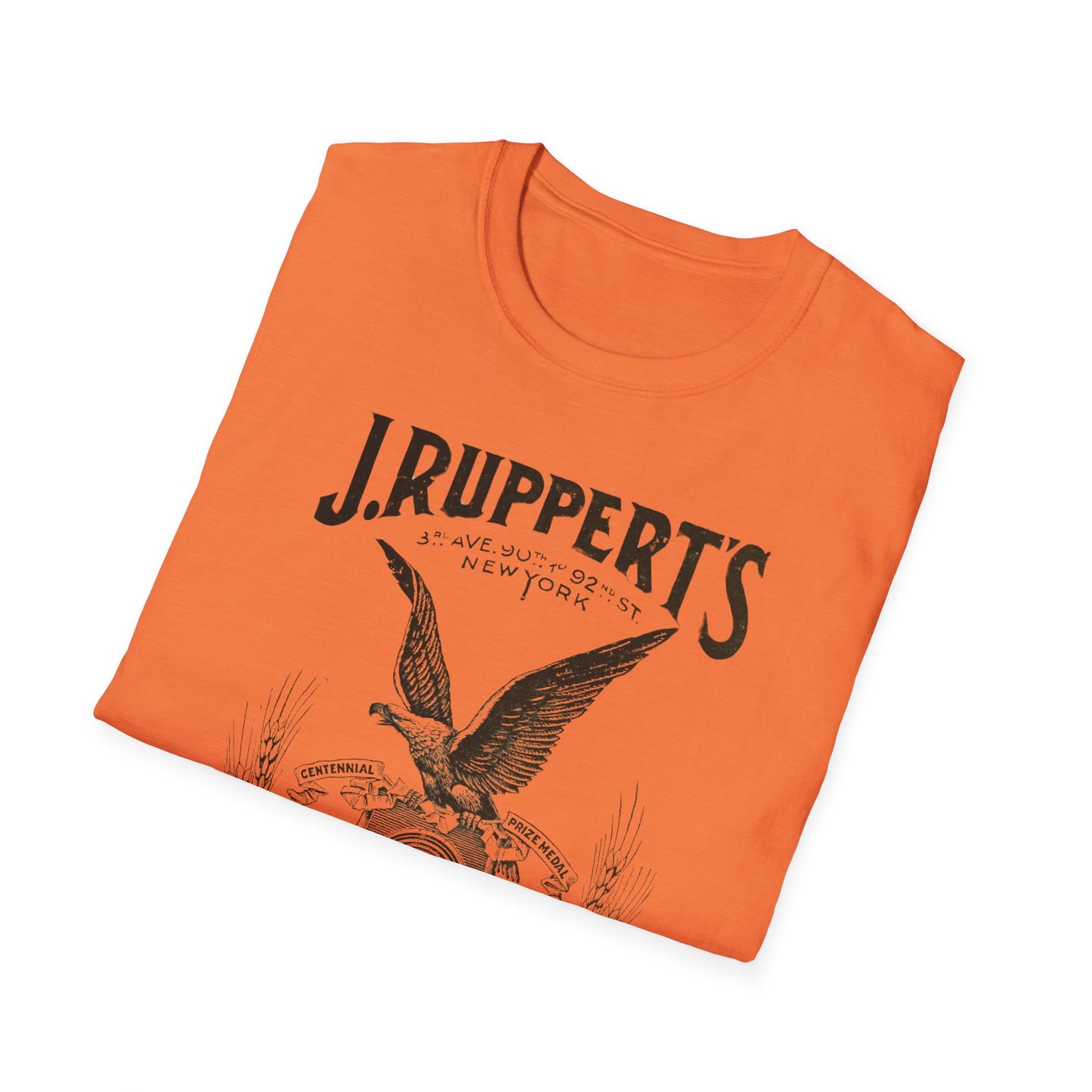 Retro Vintage J Rupperts Brewery T-Shirt - 100% Cotton Classic Fit for Beer Lovers