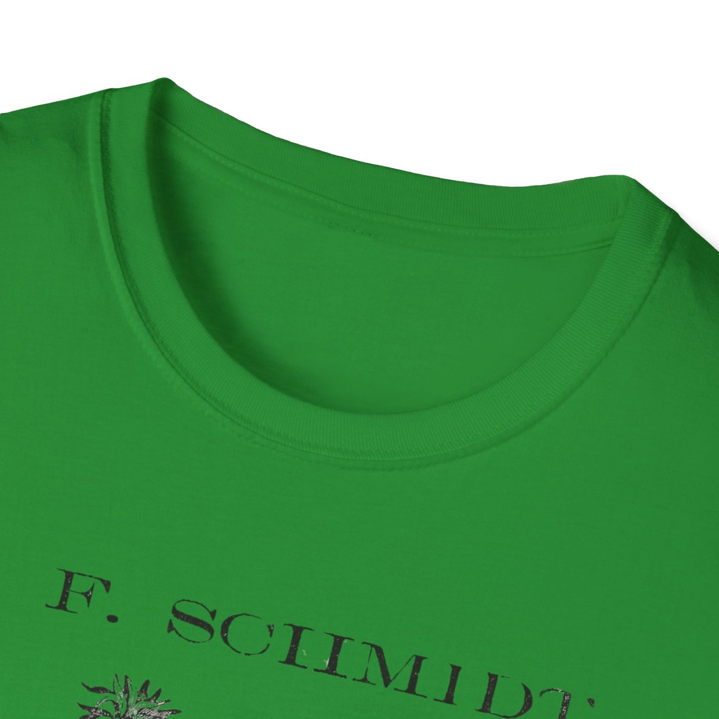 A comfortable navy blue t-shirt flaunting the C.F. Schmidt Lager Beer emblem, perfectly suited for relaxed vibes.