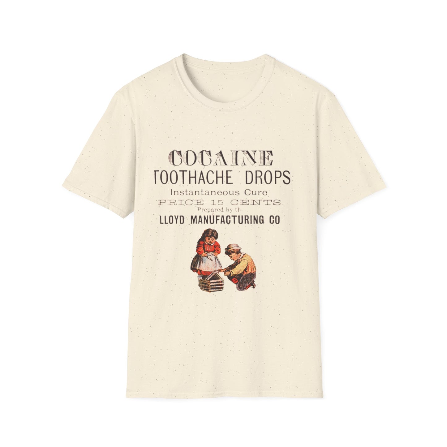 Vintage Toothache Ad T-Shirt | Retro Classic Design, 100% Cotton, Perfect for Halloween & Everyday Wear