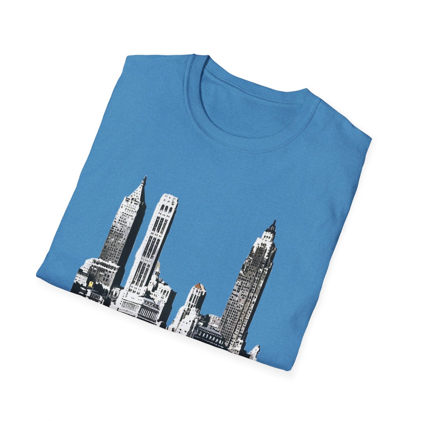 Retro New York City Skyline Softstyle Tee