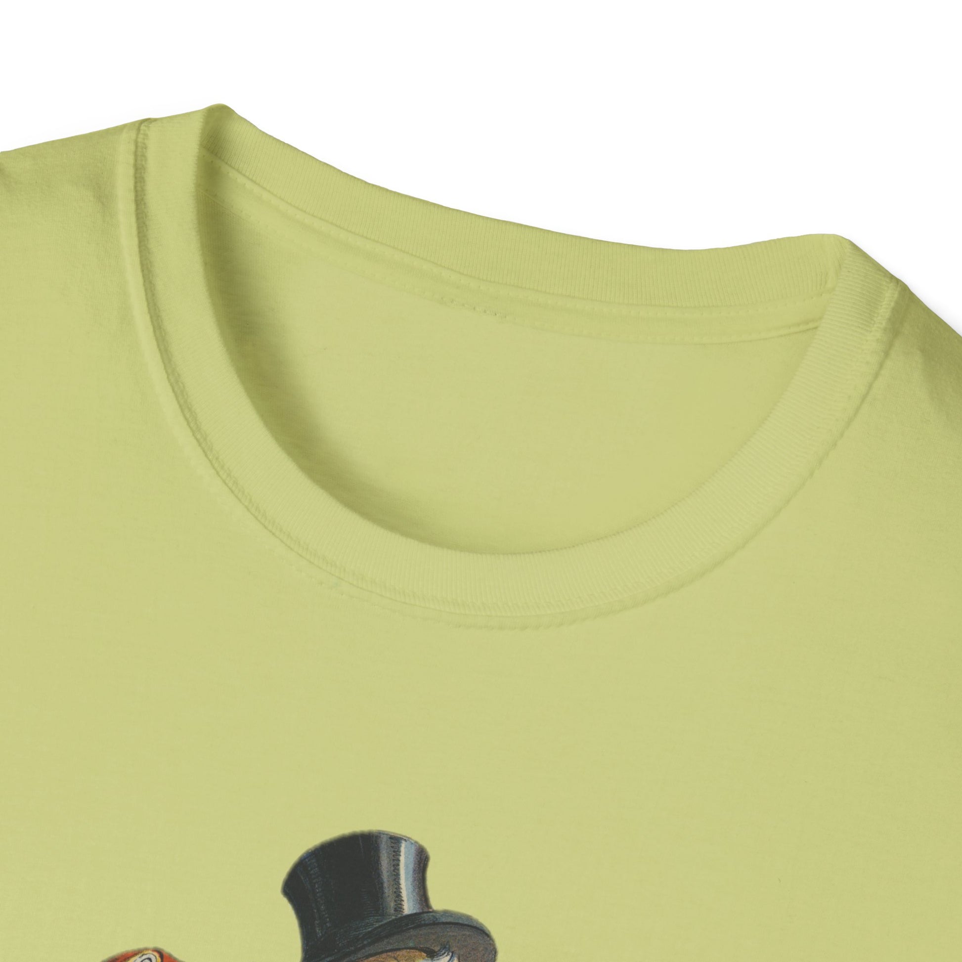 Whimsical Parrot Gent Tee for All - Old School Male 