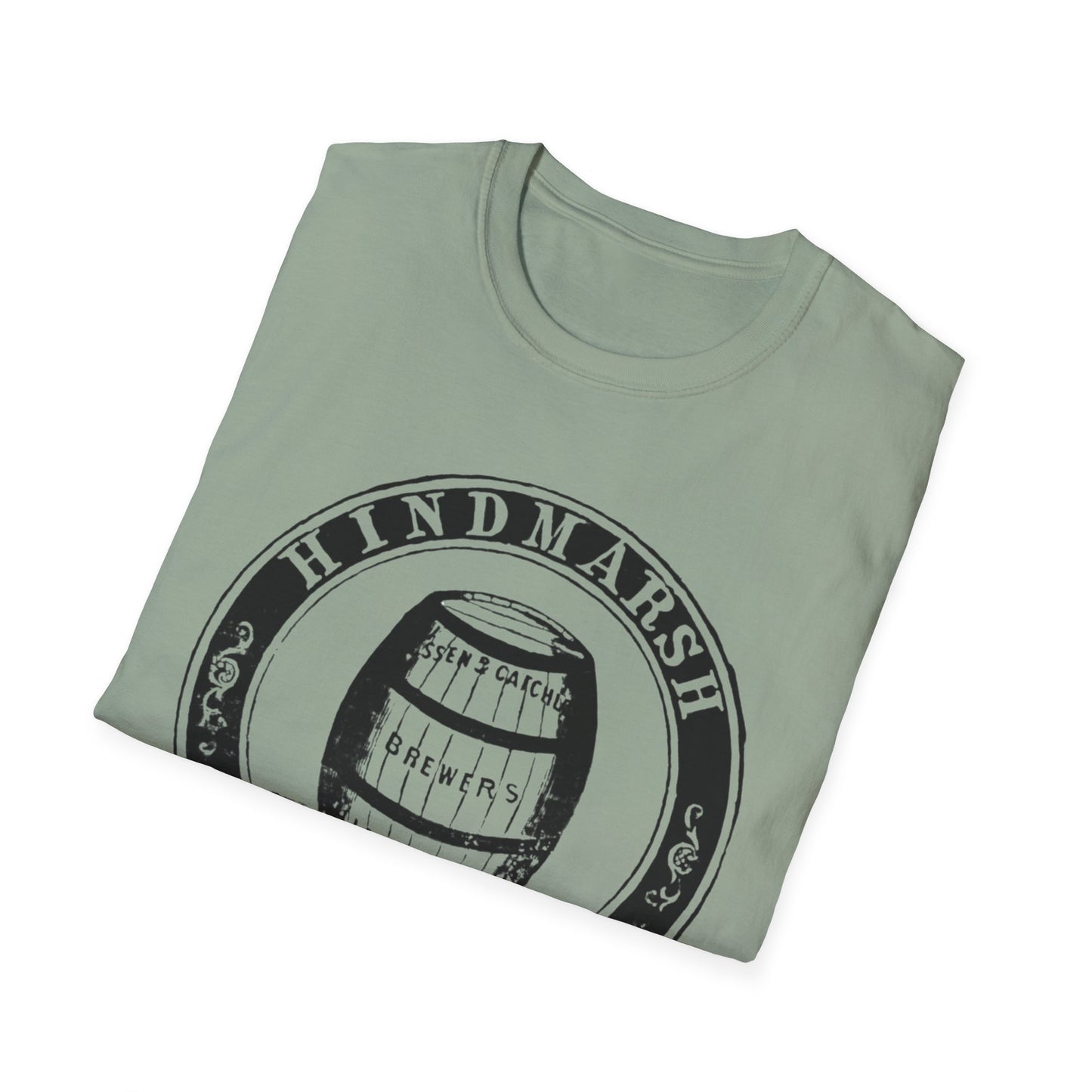 Vintage Hindmarsh Ales Unisex T-Shirt - 100% Cotton Softstyle Tee for Beer Lovers