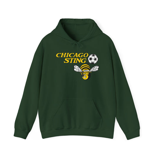 Chicago Sting Unisex Heavy Blend Hoodie | Cozy Cotton-Polyester Sweatshirt with Pouch Pocket