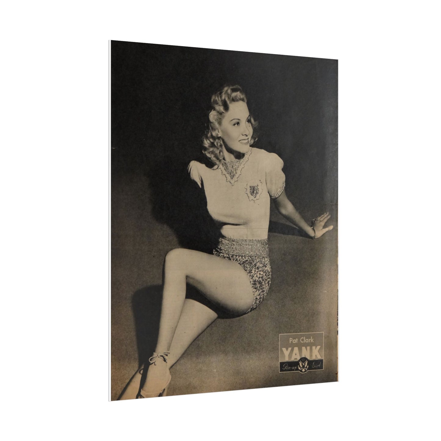 Pin Up Girl Pat Clark Rolled Poster