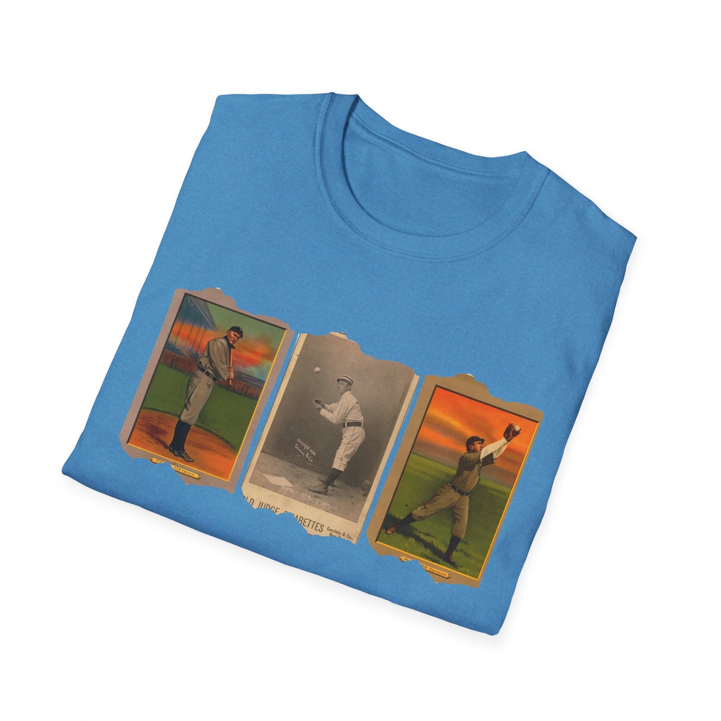 Retro Baseball Card Graphic Unisex Softstyle Tee