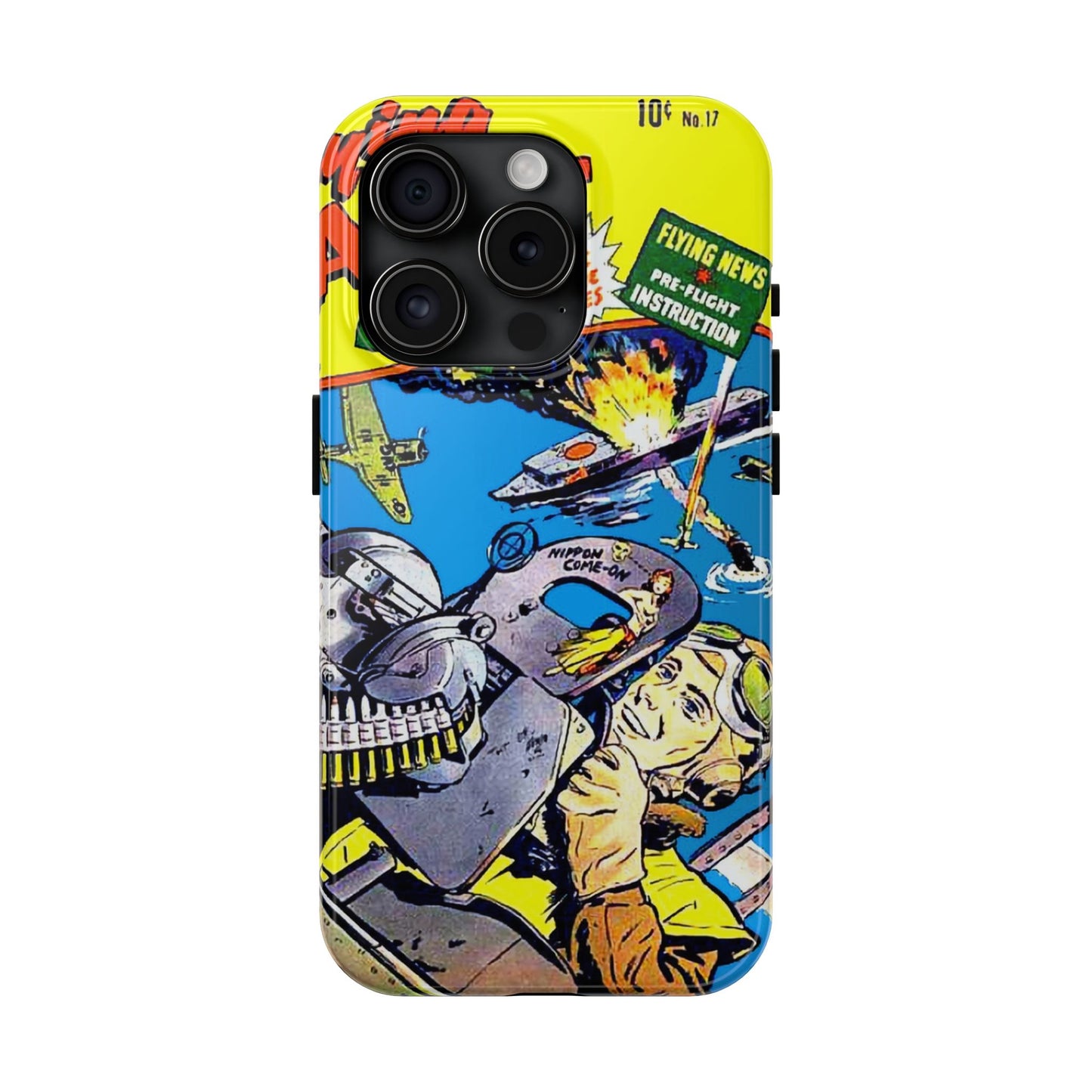 Vintage Comic Art Tough Phone Cases - Old School Male 