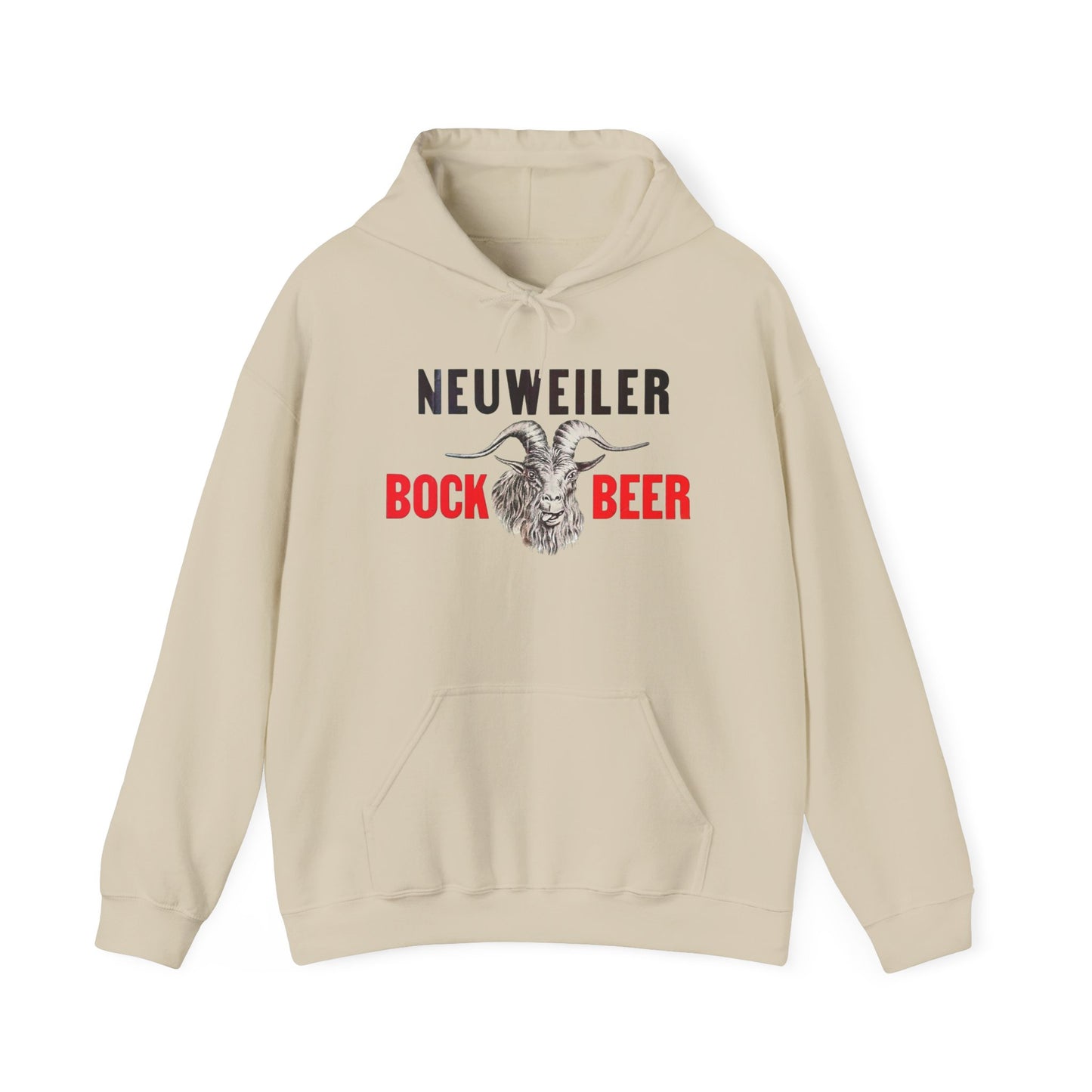 Neuweiler Bock Beer Hoodie - Cozy Unisex Sweatshirt with Kangaroo Pocket & Custom Prints