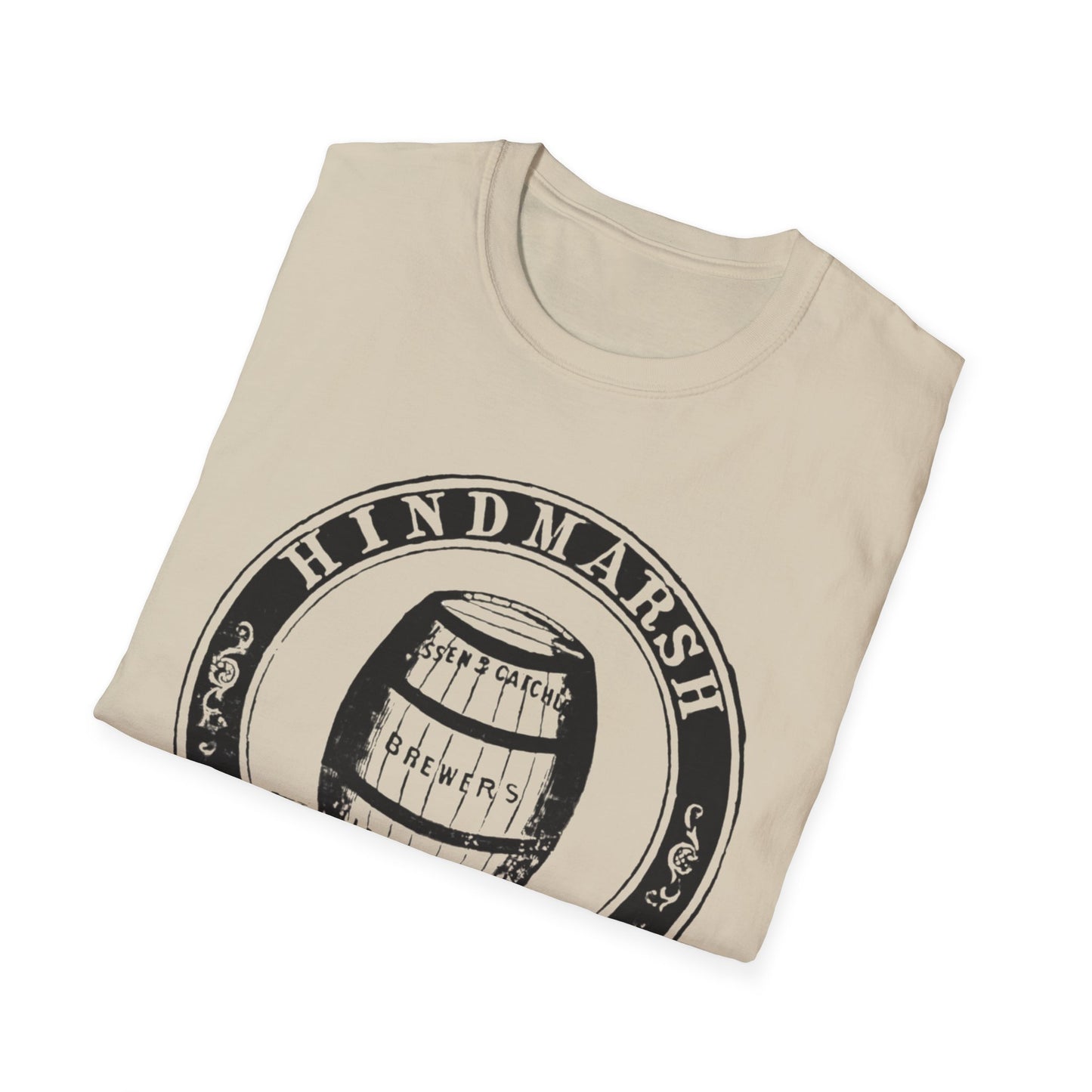 Vintage Hindmarsh Ales Unisex T-Shirt - 100% Cotton Softstyle Tee for Beer Lovers