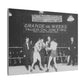 Vintage Grande Vs Weeks 1912 Boxing Match Canvas Print - Old School Male 