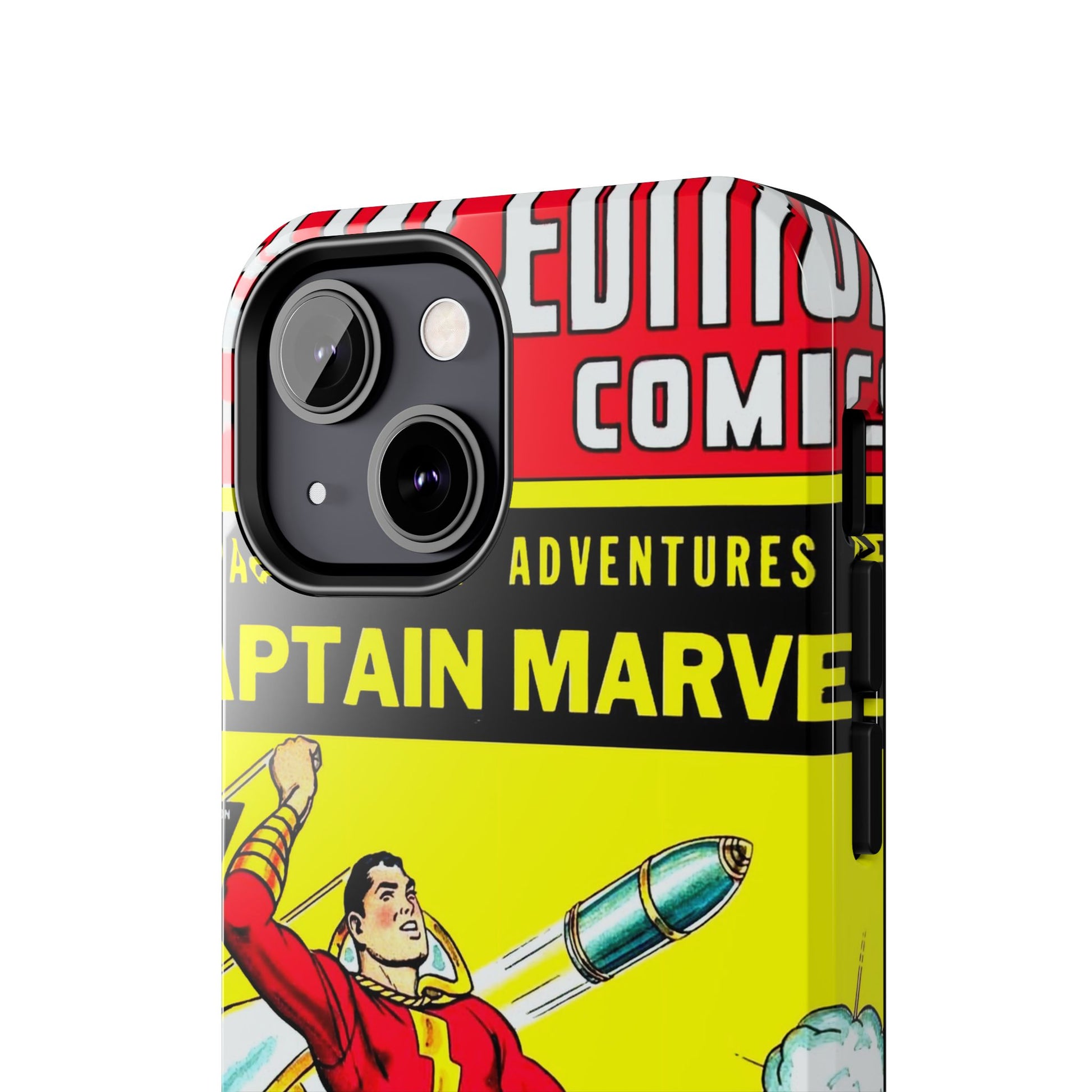 Vintage Captain Marvel Comic Tough Phone Cases - Old School Male 