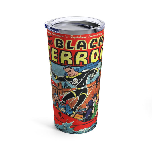 Tumbler 20oz Retro Comic Book Cover Drink Tumbler - Old School Male 