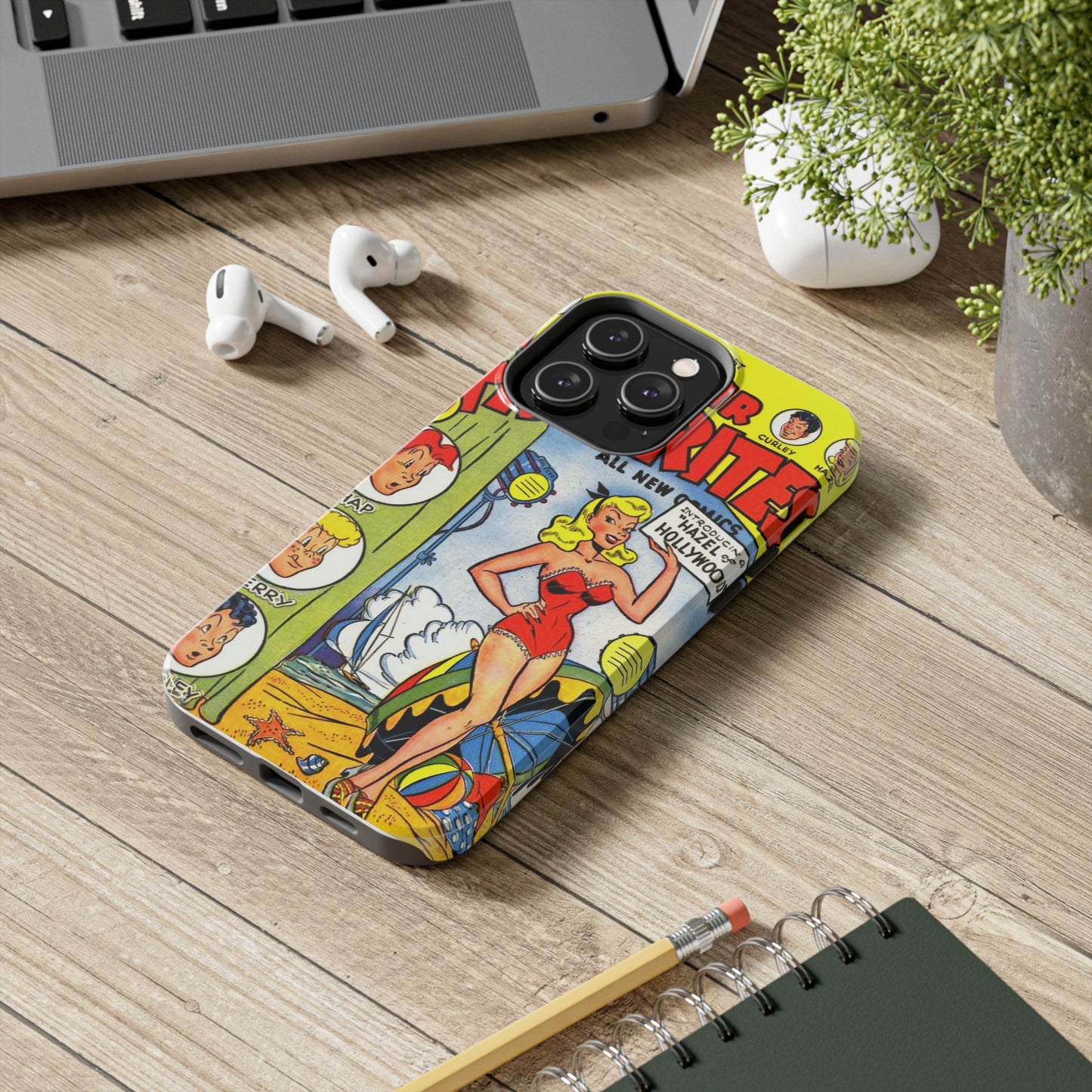 Vintage Comic Book Phone Case - Retro Art Design