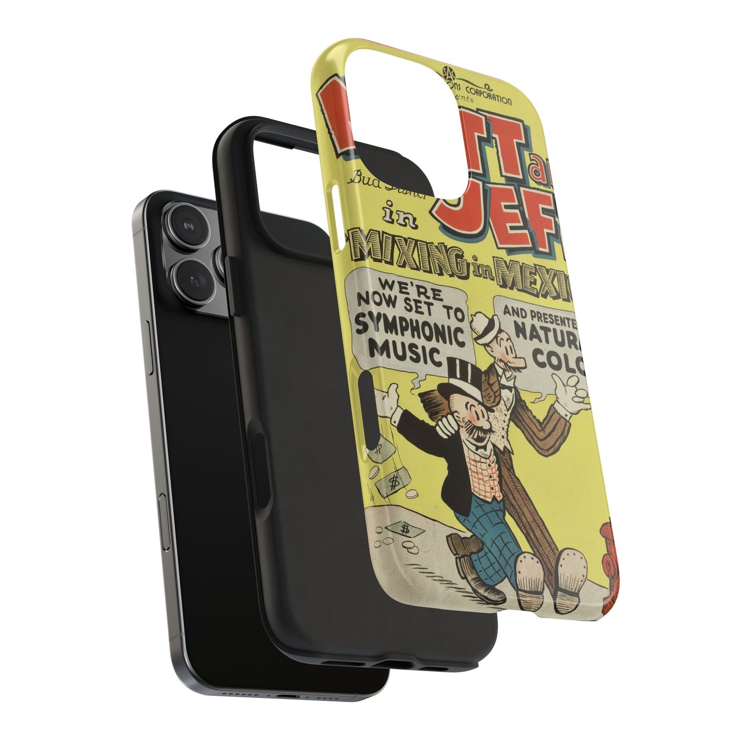 Durable Mutt and Jeff Phone Protection Cases