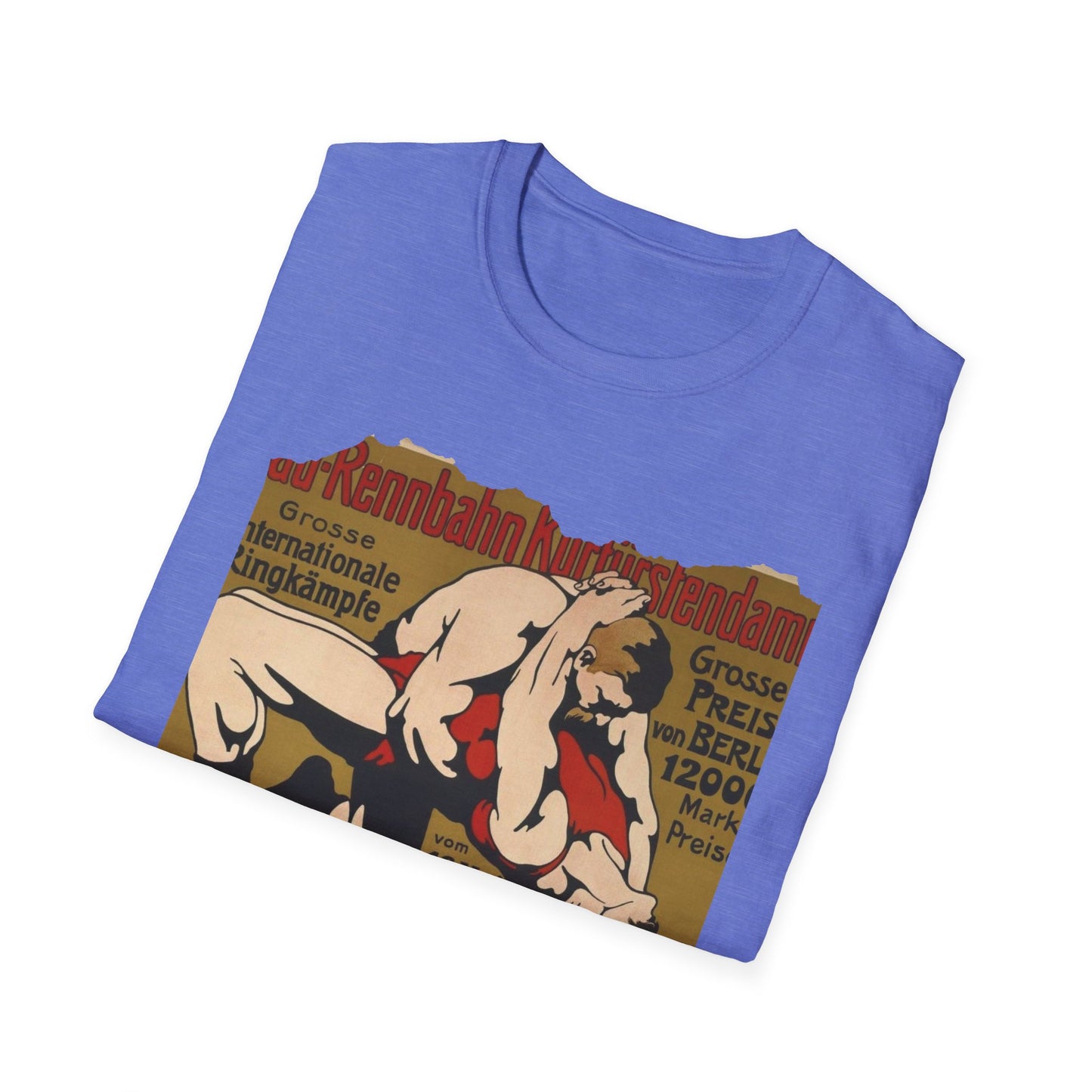 Retro Wrestling Graphic Unisex Softstyle Tee