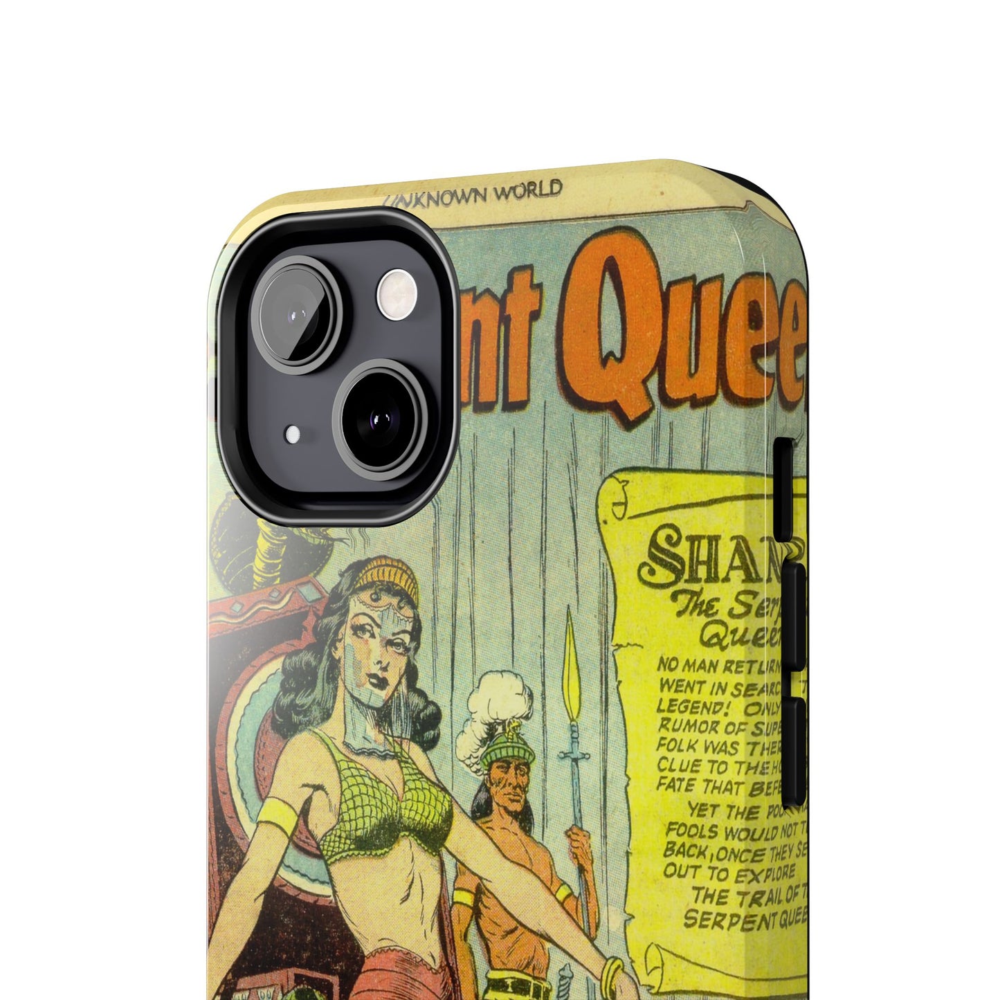 Vintage Serpent Queen Fantasy Comic Phone Case - Old School Male 