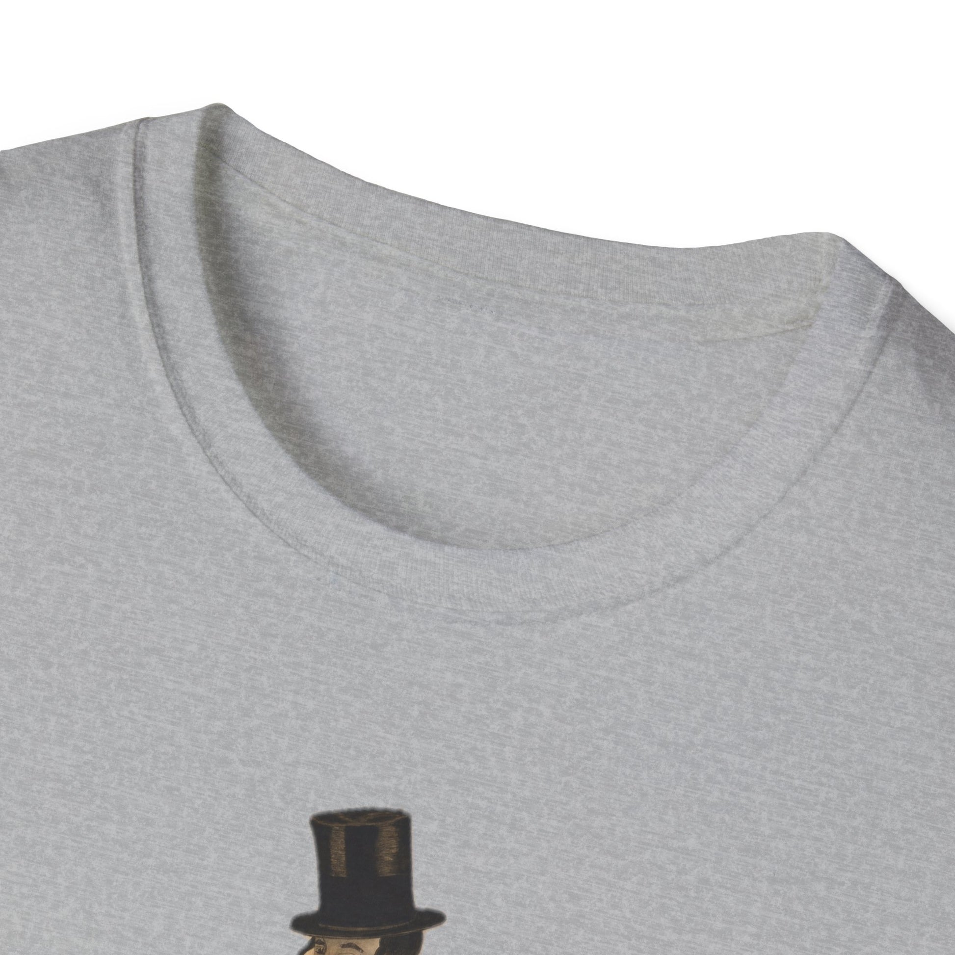 Retro Top Hat Gentleman's Unisex Tee - Old School Male 