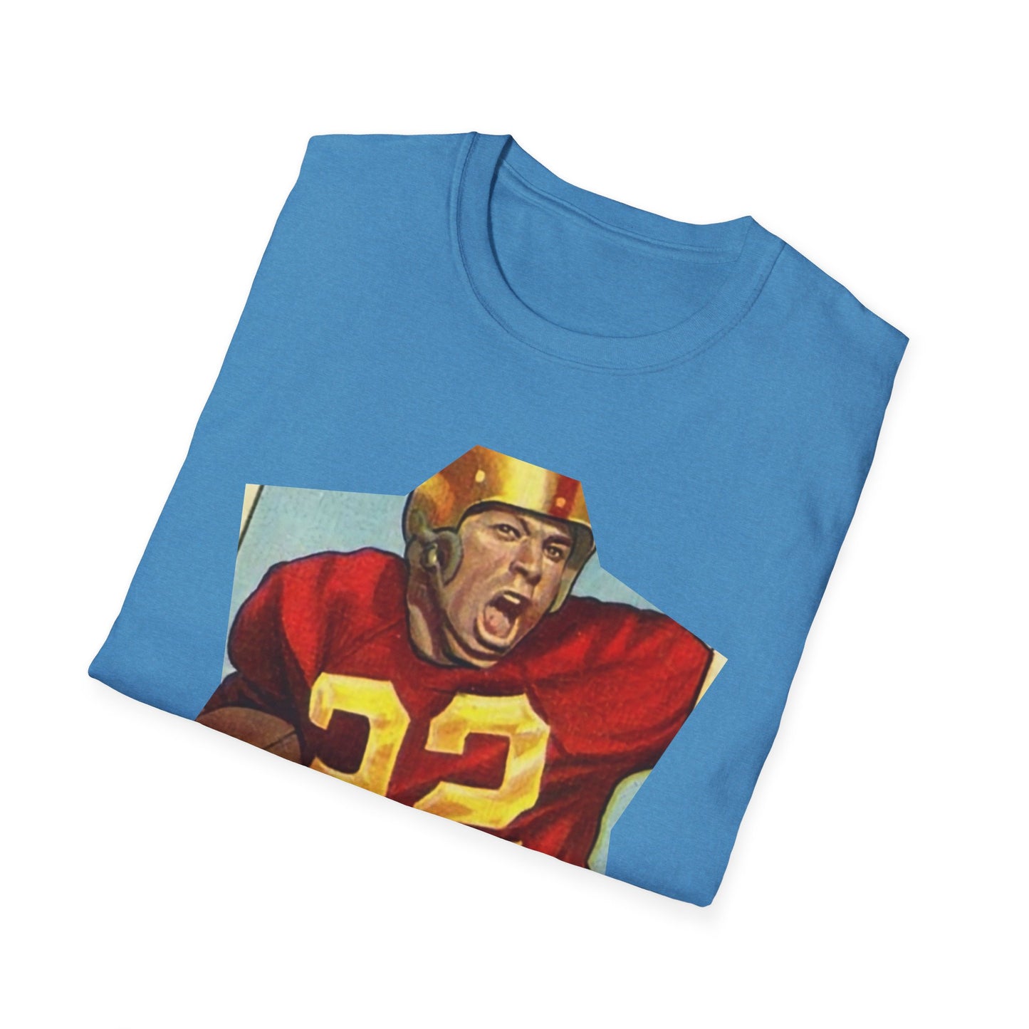 Retro Charlie Justice Football Legend Unisex Softstyle Tee