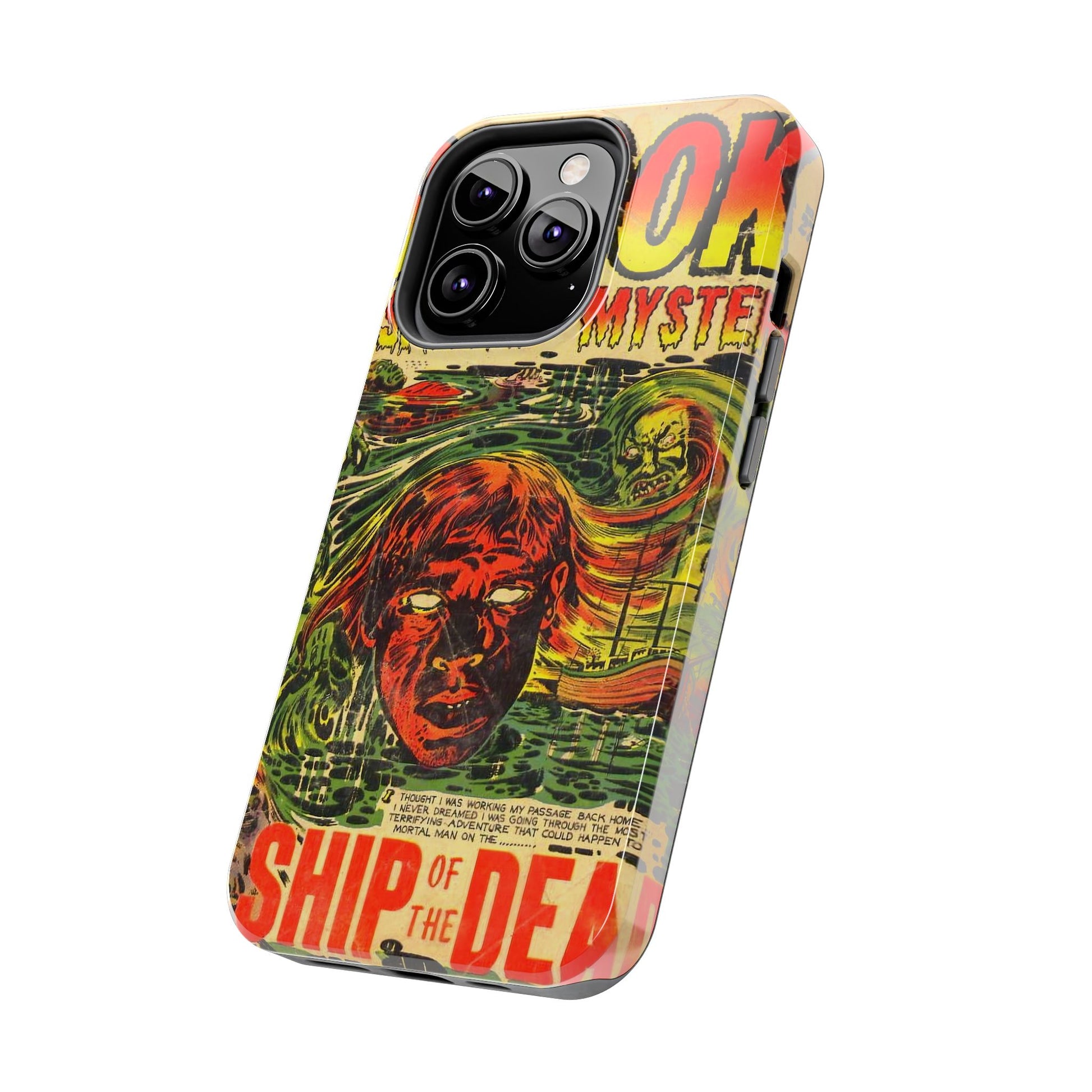 Vintage Horror Comic Phone Cover - Old School Male 