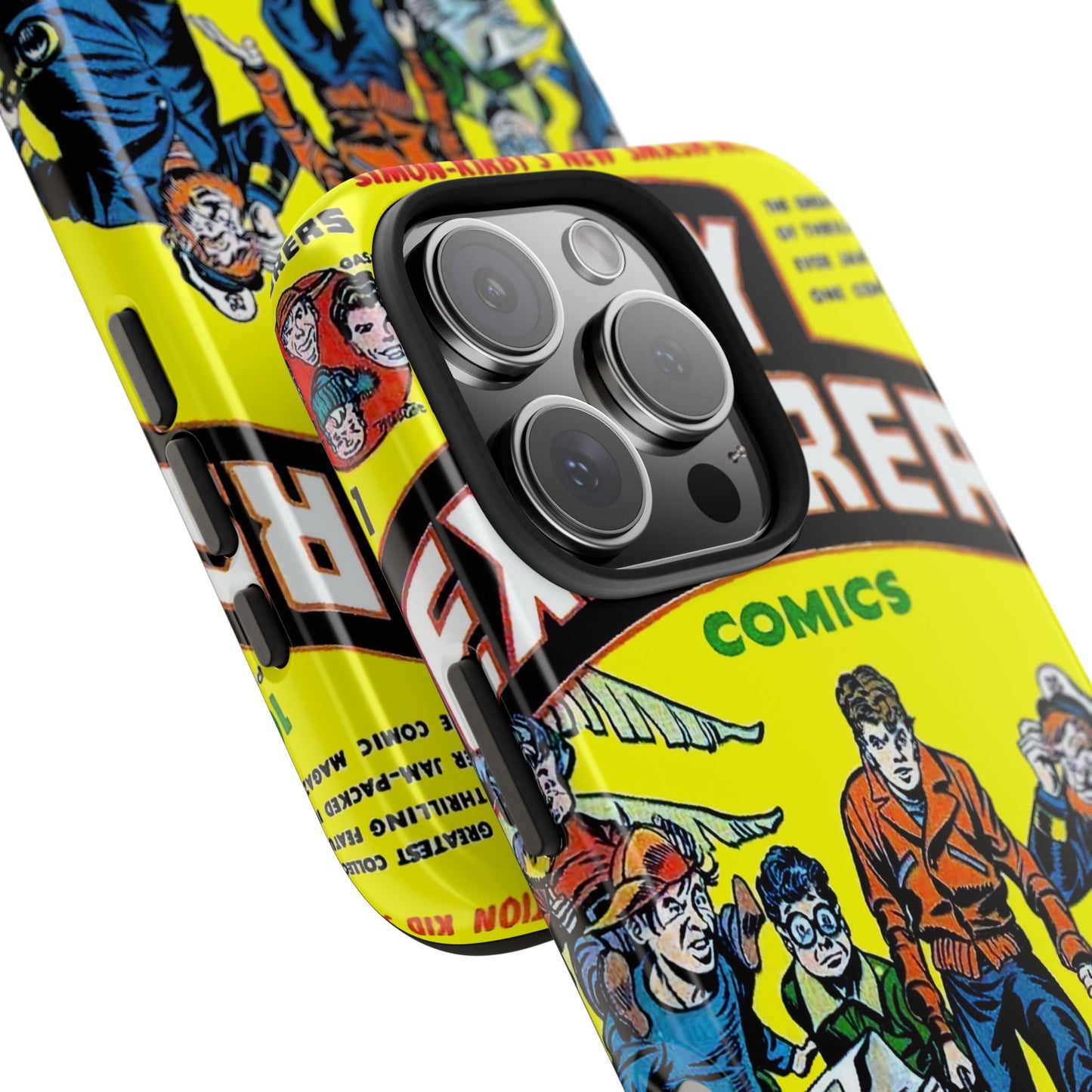 Vintage Comic Book Cover Rugged Phone Cases