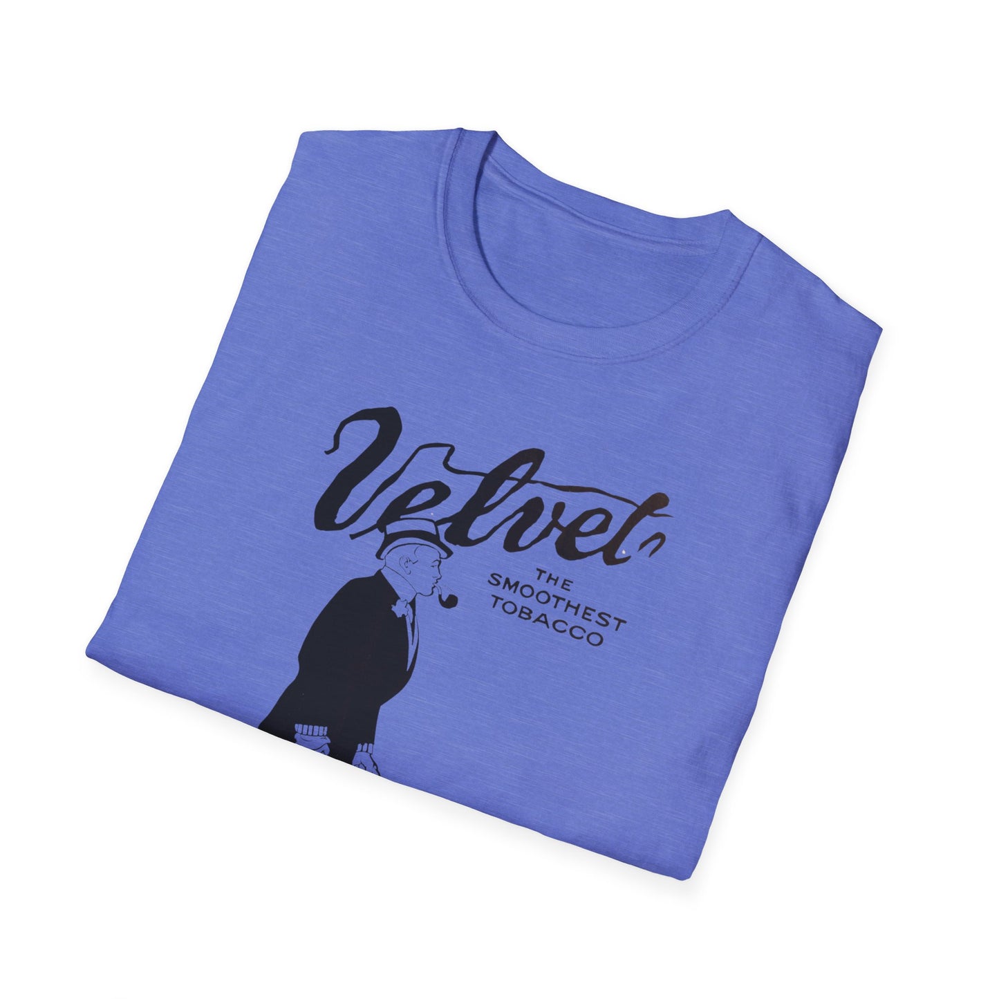 Vintage Velvet Tobacco Ad Unisex T-Shirt - Retro Style, 100% Soft Cotton, Classic Fit