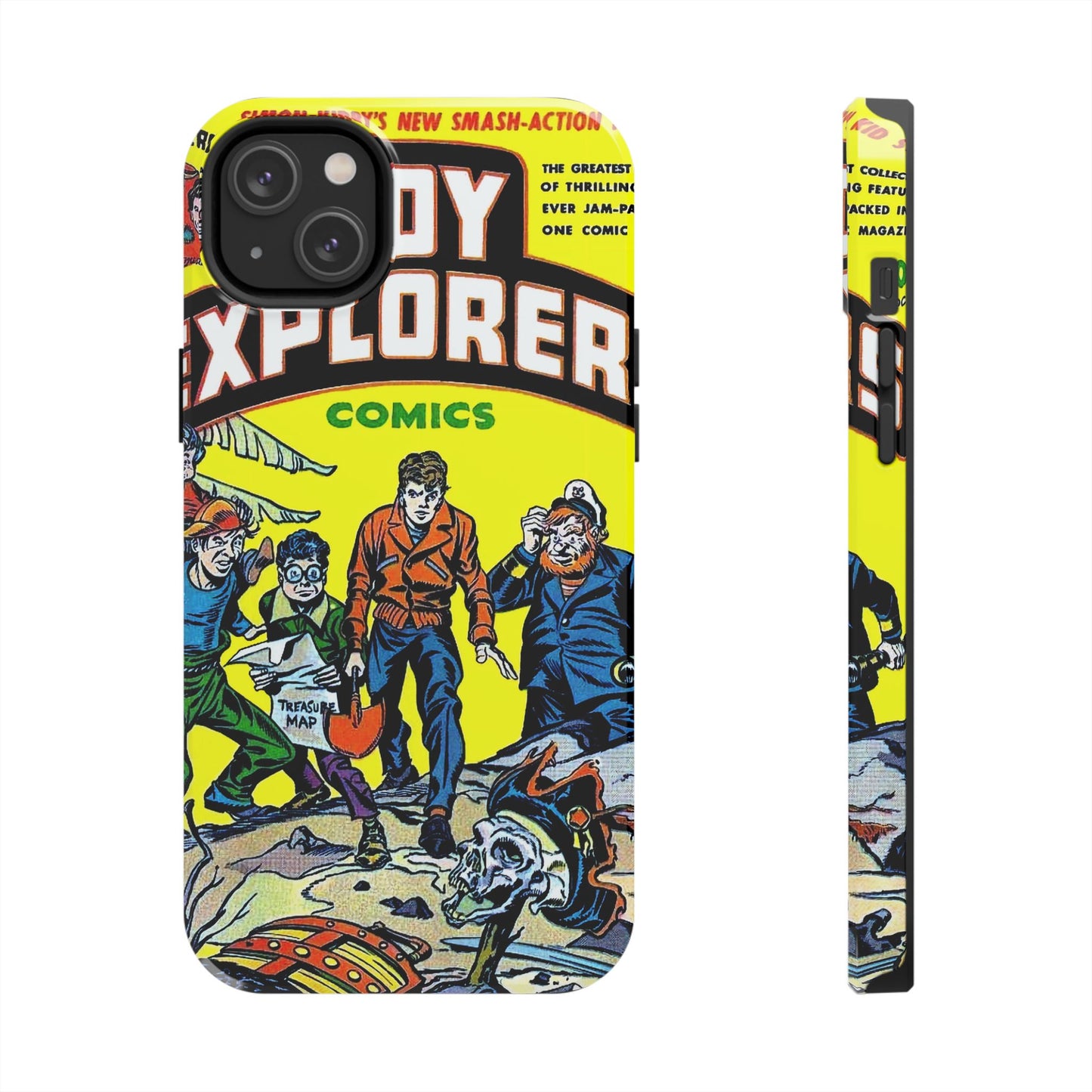 Vintage Comic Book Cover Rugged Phone Cases - Old School Male 