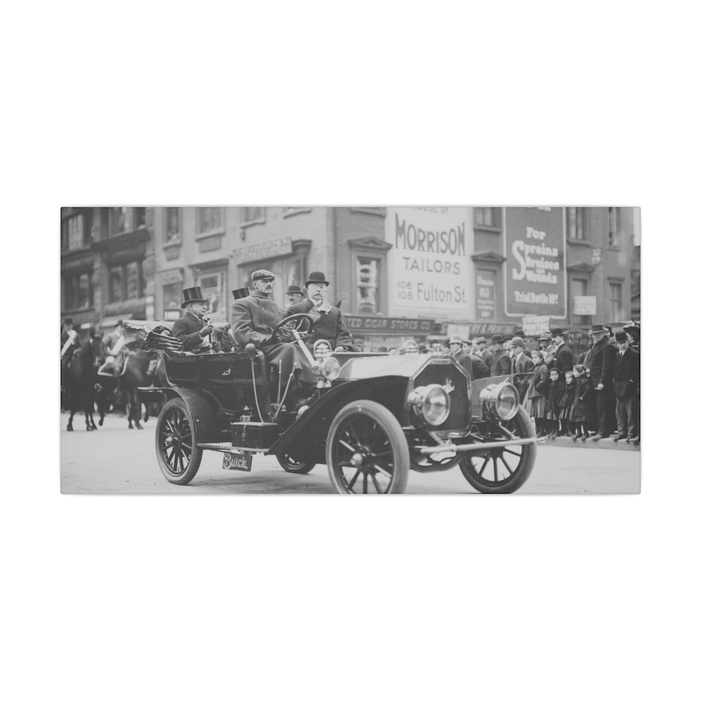 Vintage President Taft Arrival in NYC Canvas Print - Old School Male 