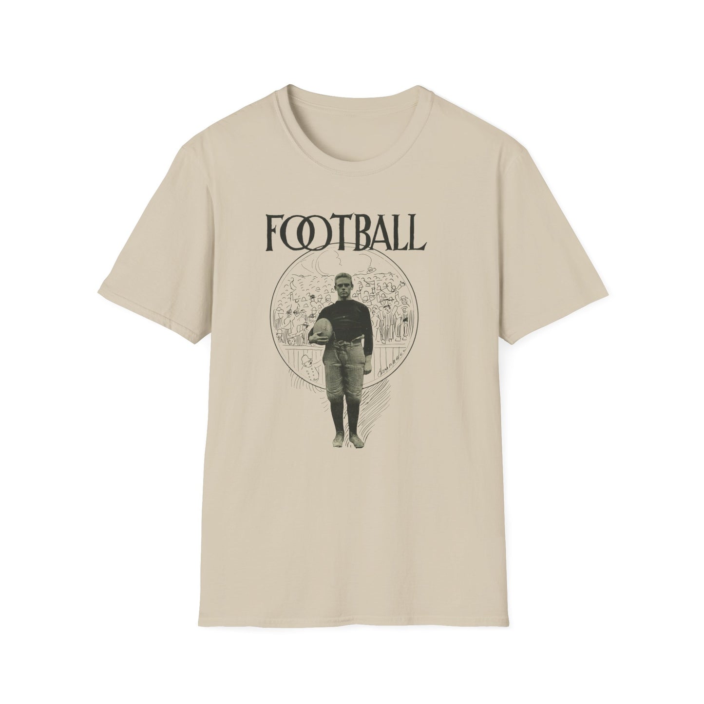 Score Big With Our Vintage Football Tee - Unisex Comfort For Game Day and Retro Vibes!