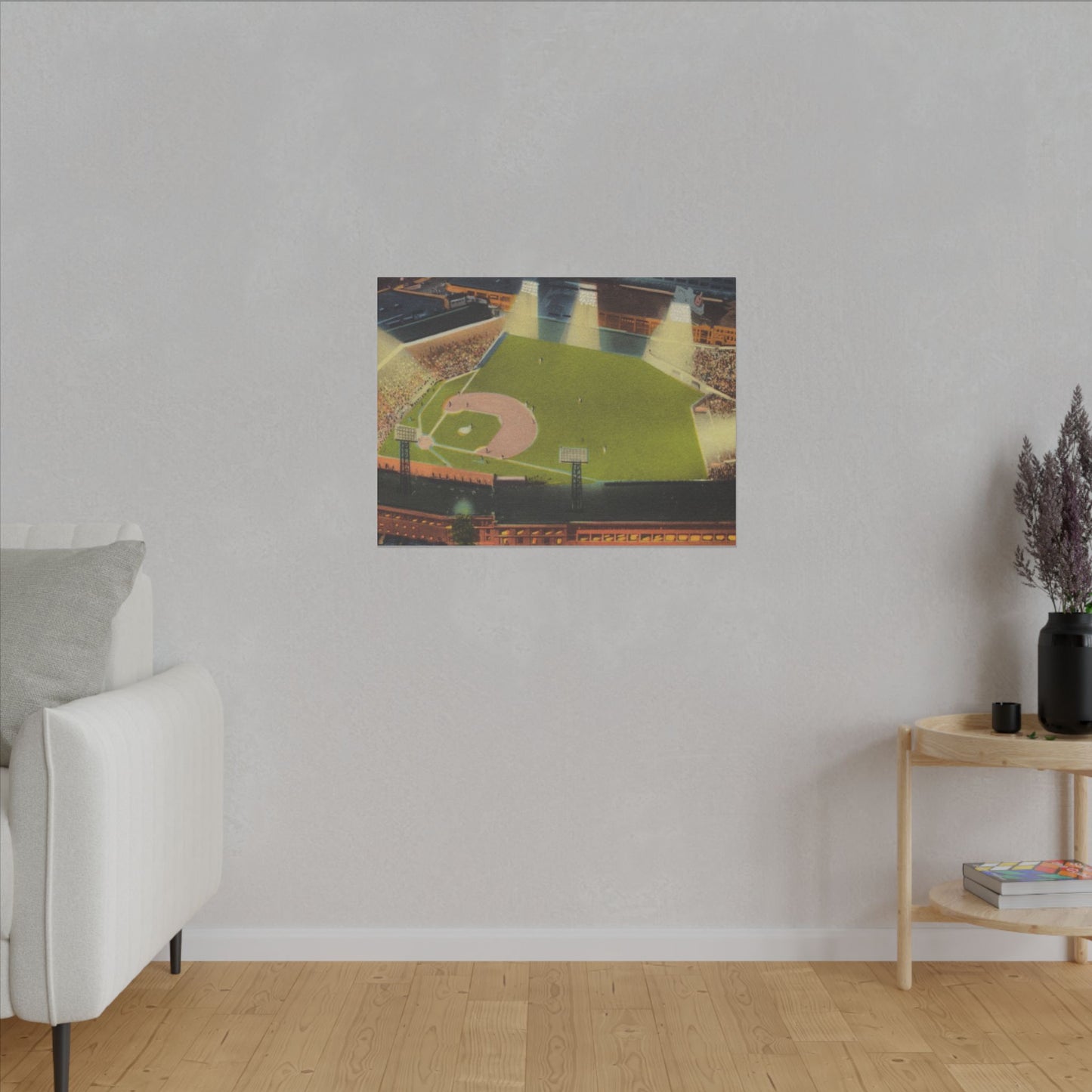 Vintage Fenway Park Canvas Art Print