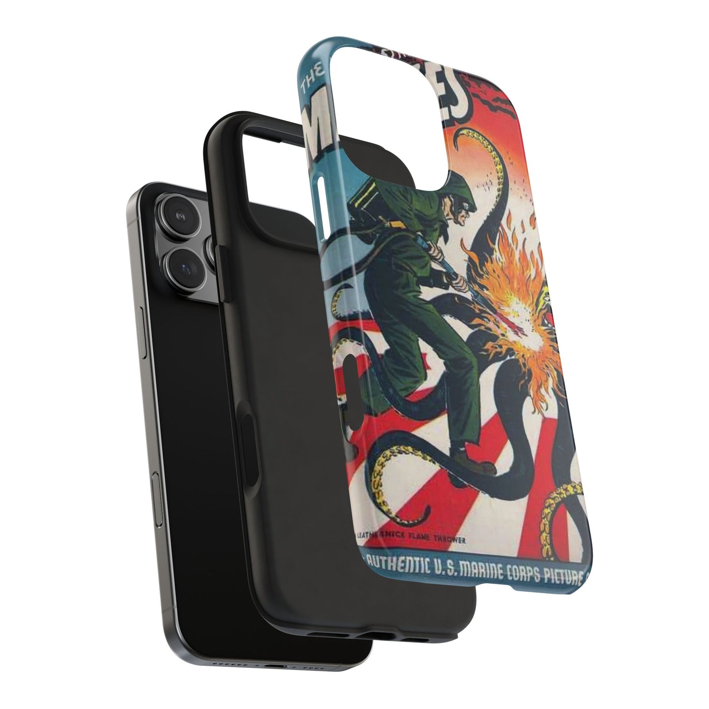 Vintage Marine-Themed Tough Phone Cases for Ultimate Protection