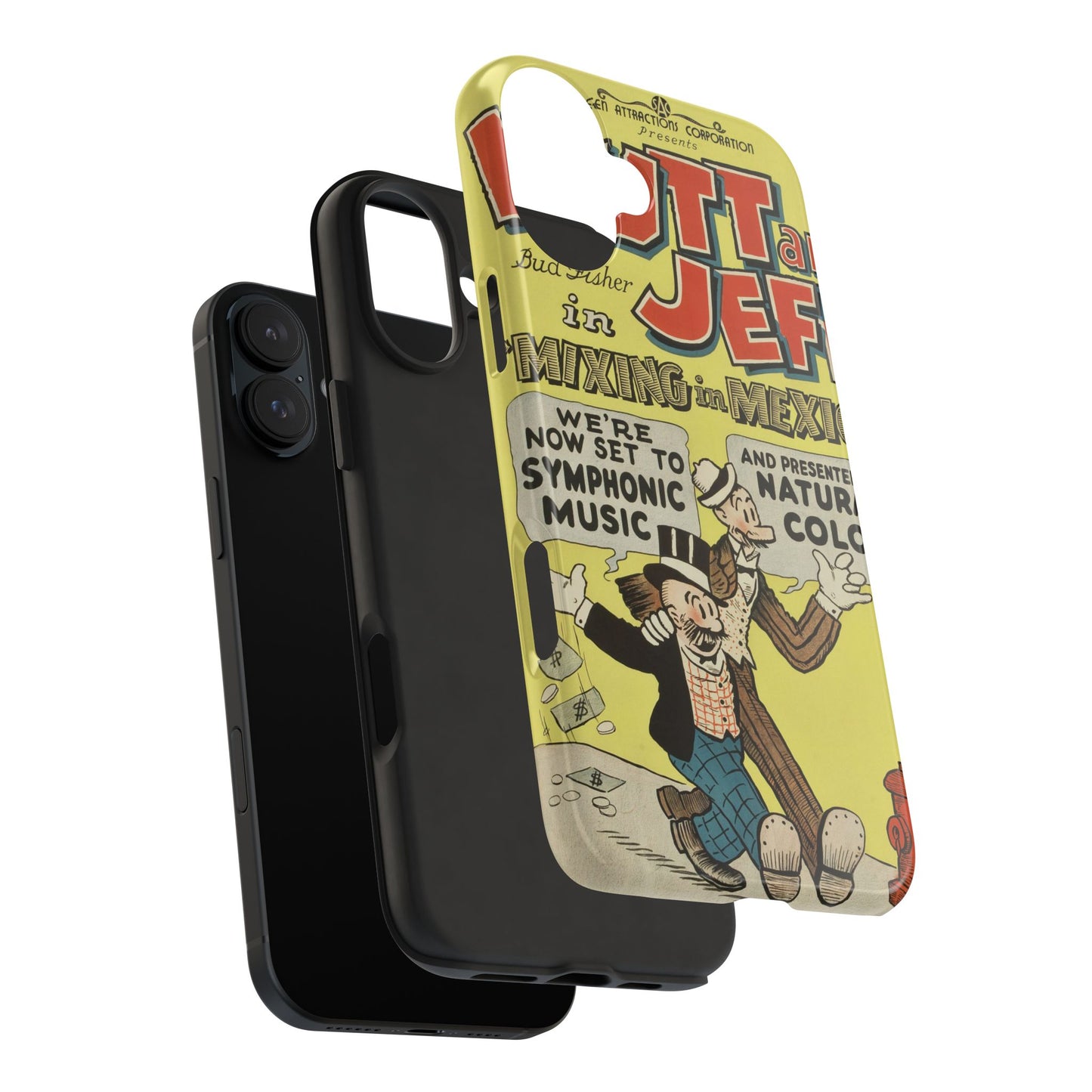 Durable Mutt and Jeff Phone Protection Cases