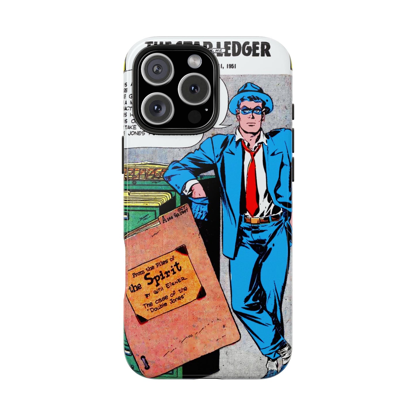 Vintage Spirit Comic Cover Durable Phone Cases - Old School Male 