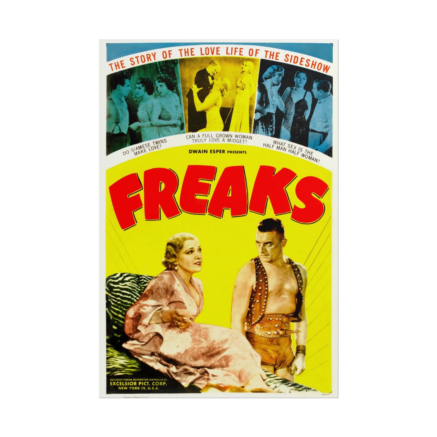 Vintage Freaks Rolled Poster